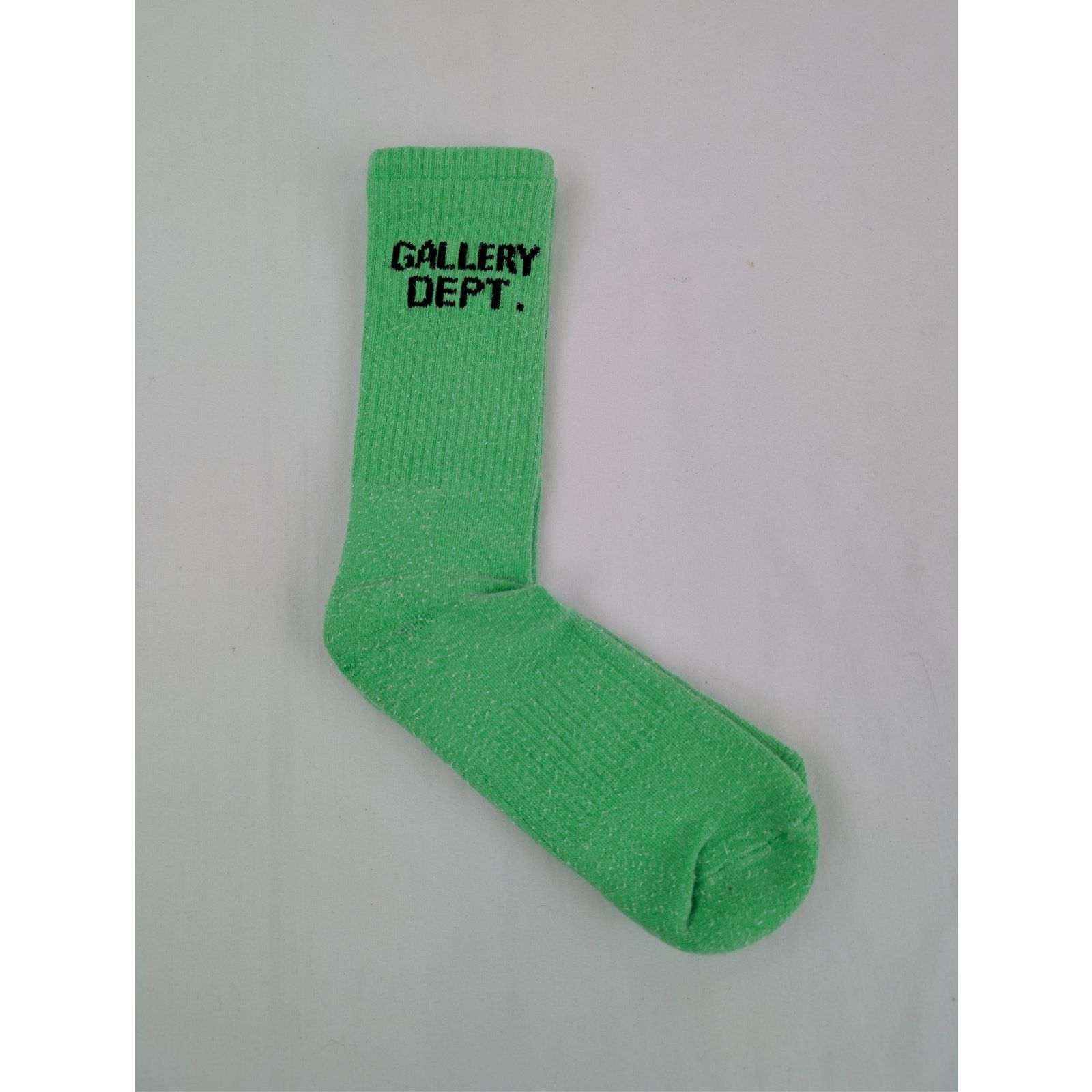 Gallery Dept. o1rshd1 Q:4 / Size: OS / Gallery Dept. Logo Socks Fluo Green Size ONE SIZE - 1 Thumbnail