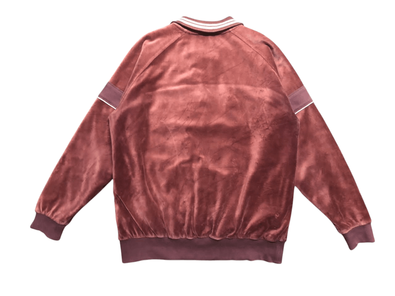 Lacoste Lacoste Velvet Sweater Zipper Jacket Sunfaded Distressed Size US L / EU 52-54 / 3 - 2 Thumbnail