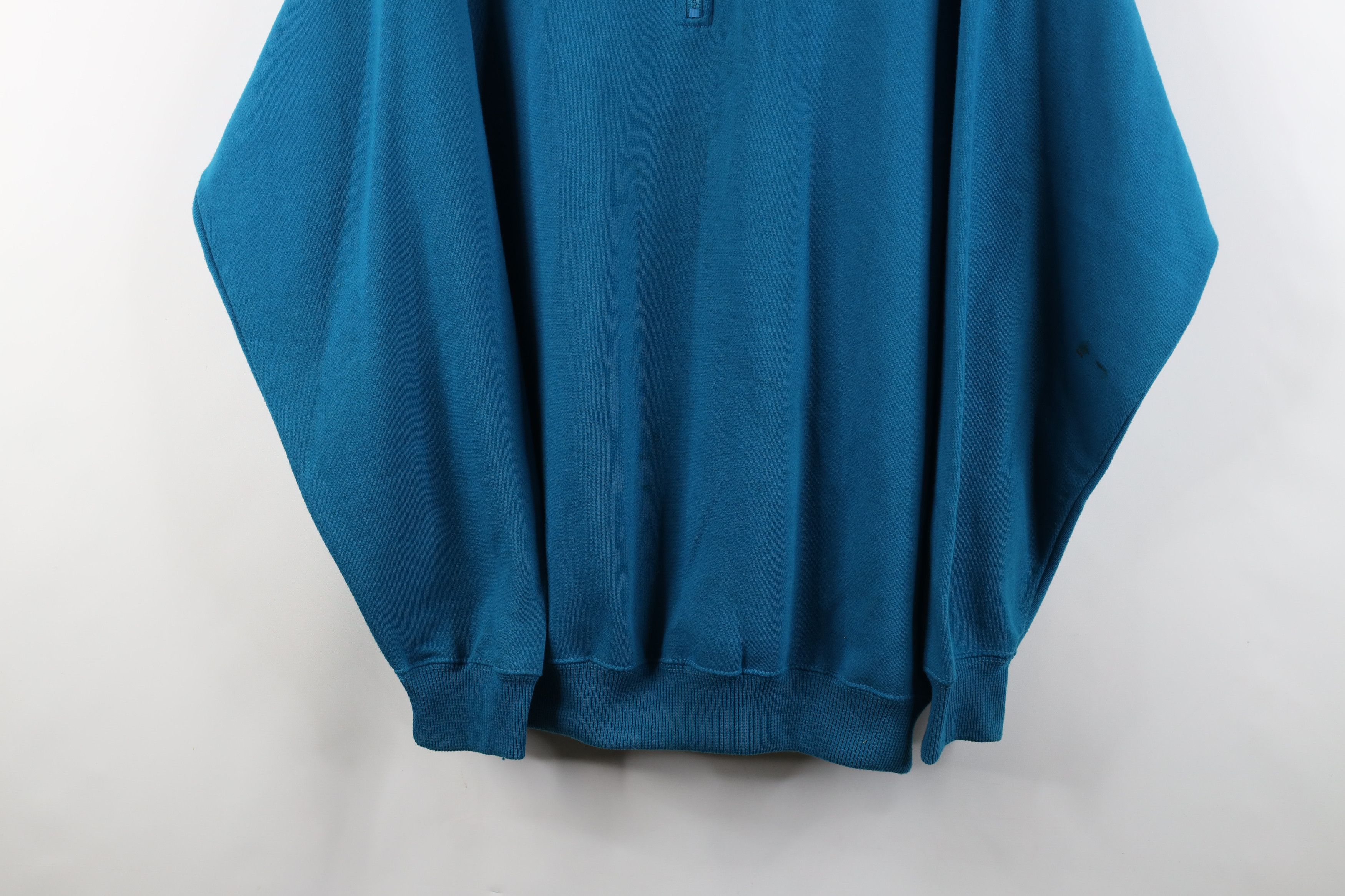 Vintage Vintage 90s Streetwear Fit Half Zip Pullover Sweatshirt Size US L / EU 52-54 / 3 - 3 Thumbnail