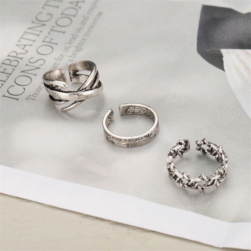 Jewelry New Design Jewelry Rings Open Size Chrome Ring (Size 7-13) Size ONE SIZE - 6 Thumbnail