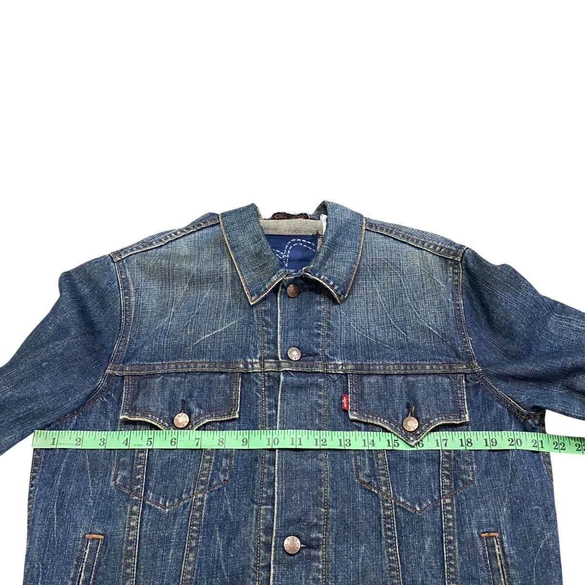 Levi's Levi's Slim Trucker Denim Jacket Medium Size Red Tab Jeans Size US M / EU 48-50 / 2 - 12 Thumbnail