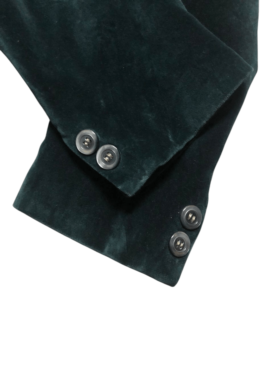 N.Hoolywood N.HoolyWood Green Velvet Blazer Design Cross Printed Size US S / EU 44-46 / 1 - 11 Thumbnail