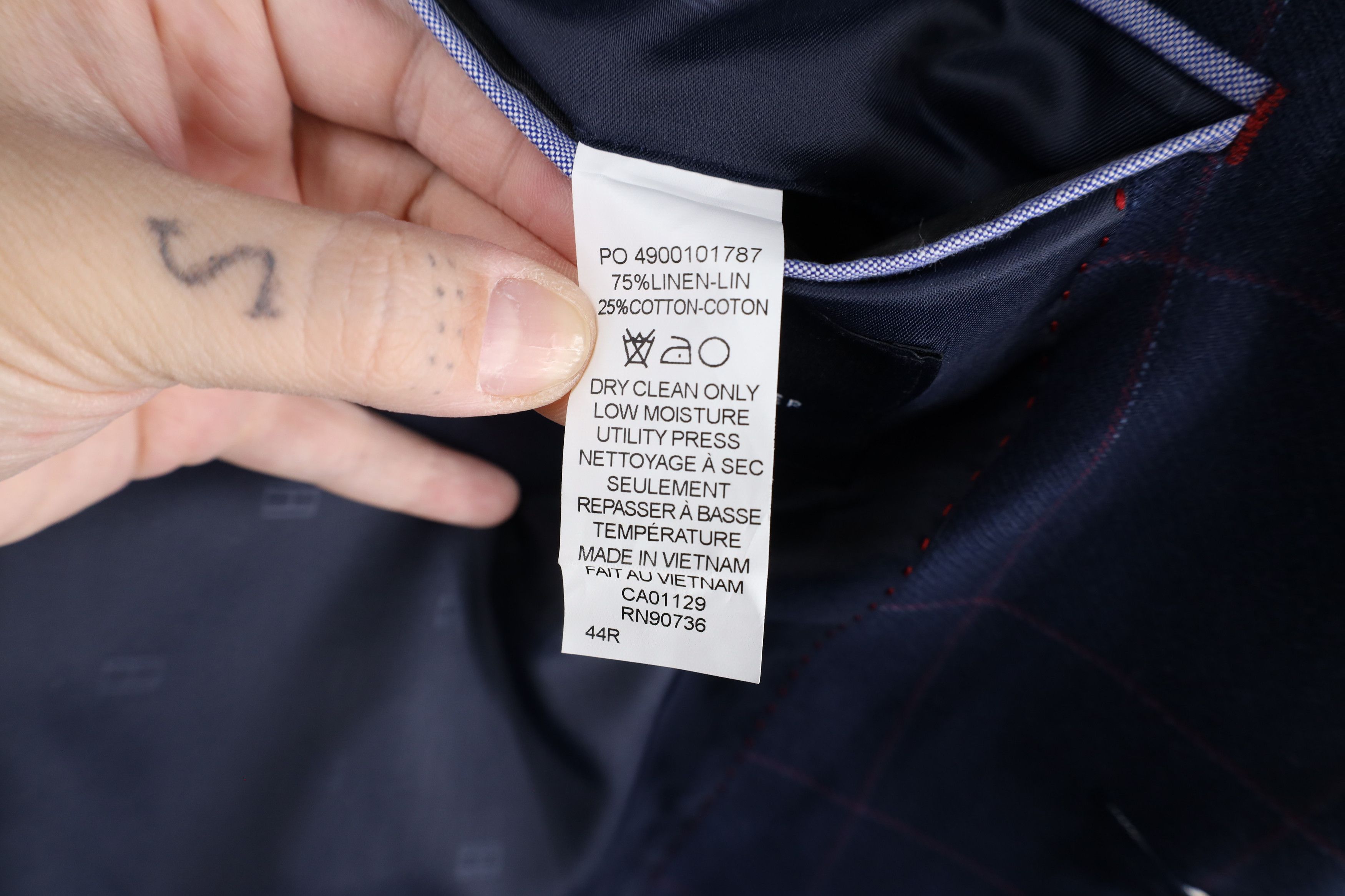 Tommy Hilfiger × Vintage Deadstock Vintage Tommy Hilfiger Suit Coat Blazer Jacket Size US XXL / EU 58 / 5 - 13 Thumbnail