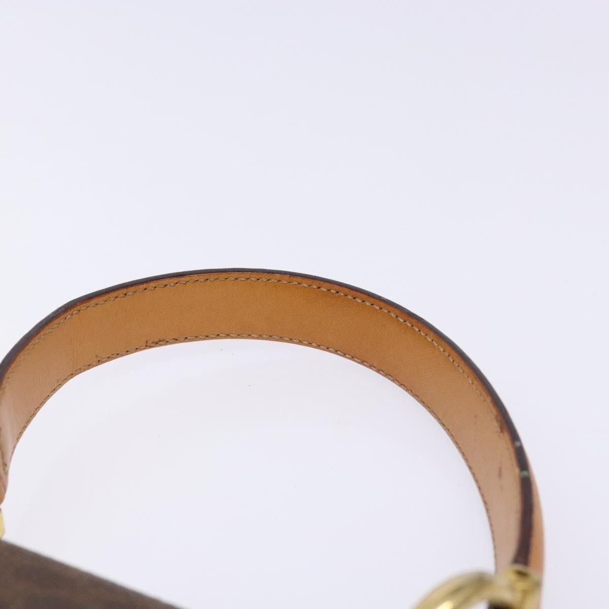 Celine CELINE Macadam Canvas Hand Bag Pvc Leather Brown Gold Size ONE SIZE - 8 Thumbnail