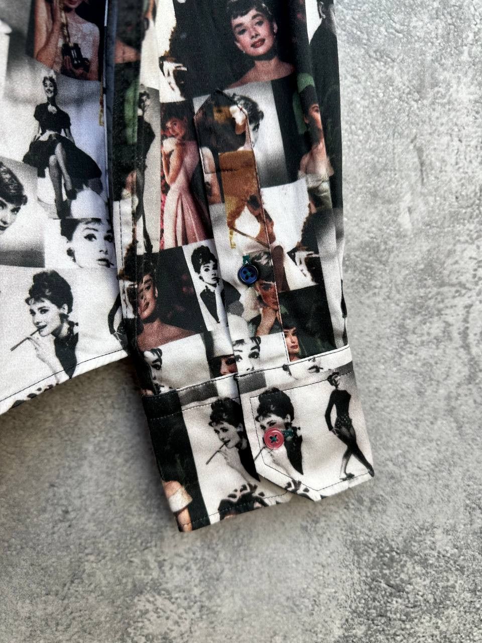 Other Claudio Lugli “Audrey Hepburn Collage” Shirt Iconic Print Size US S / EU 44-46 / 1 - 8 Thumbnail