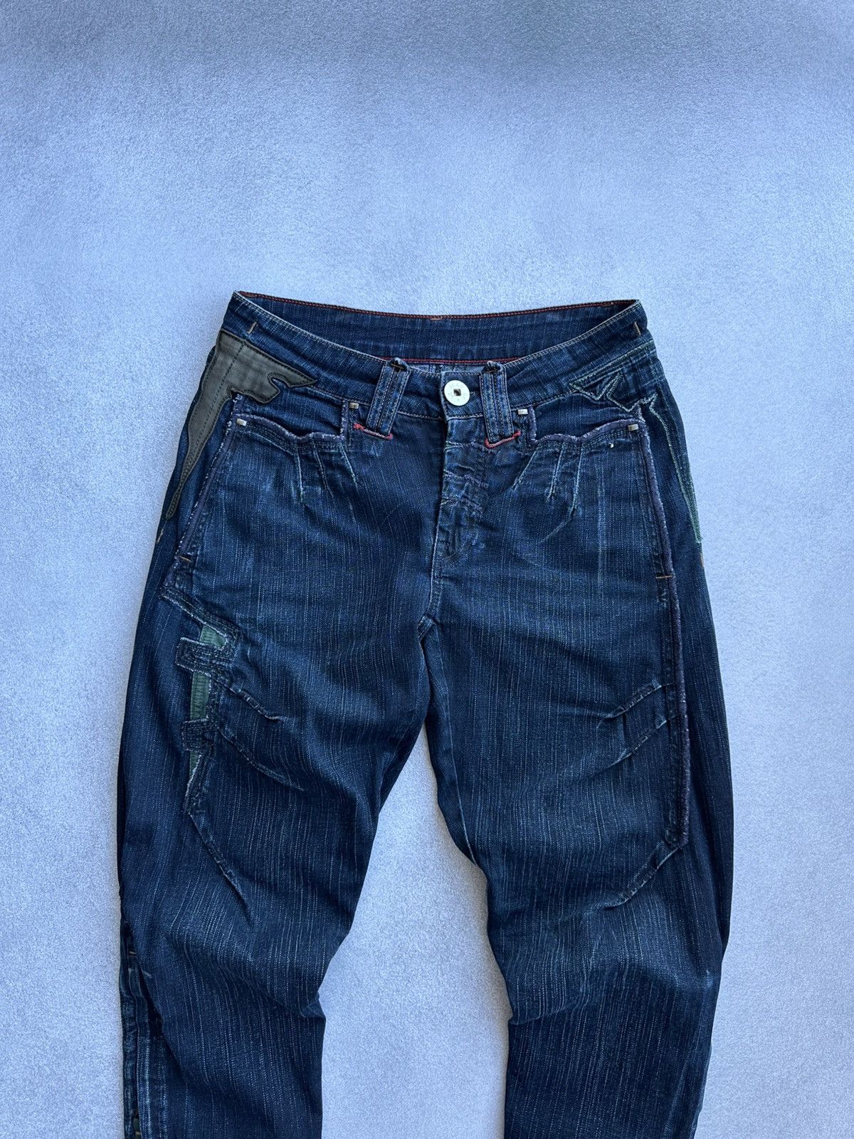 Marithe + Francois Girbaud Vintage Marithe Francois Girbaud Italy Zipper Jeans Size US 26 / EU 42 - 3 Thumbnail