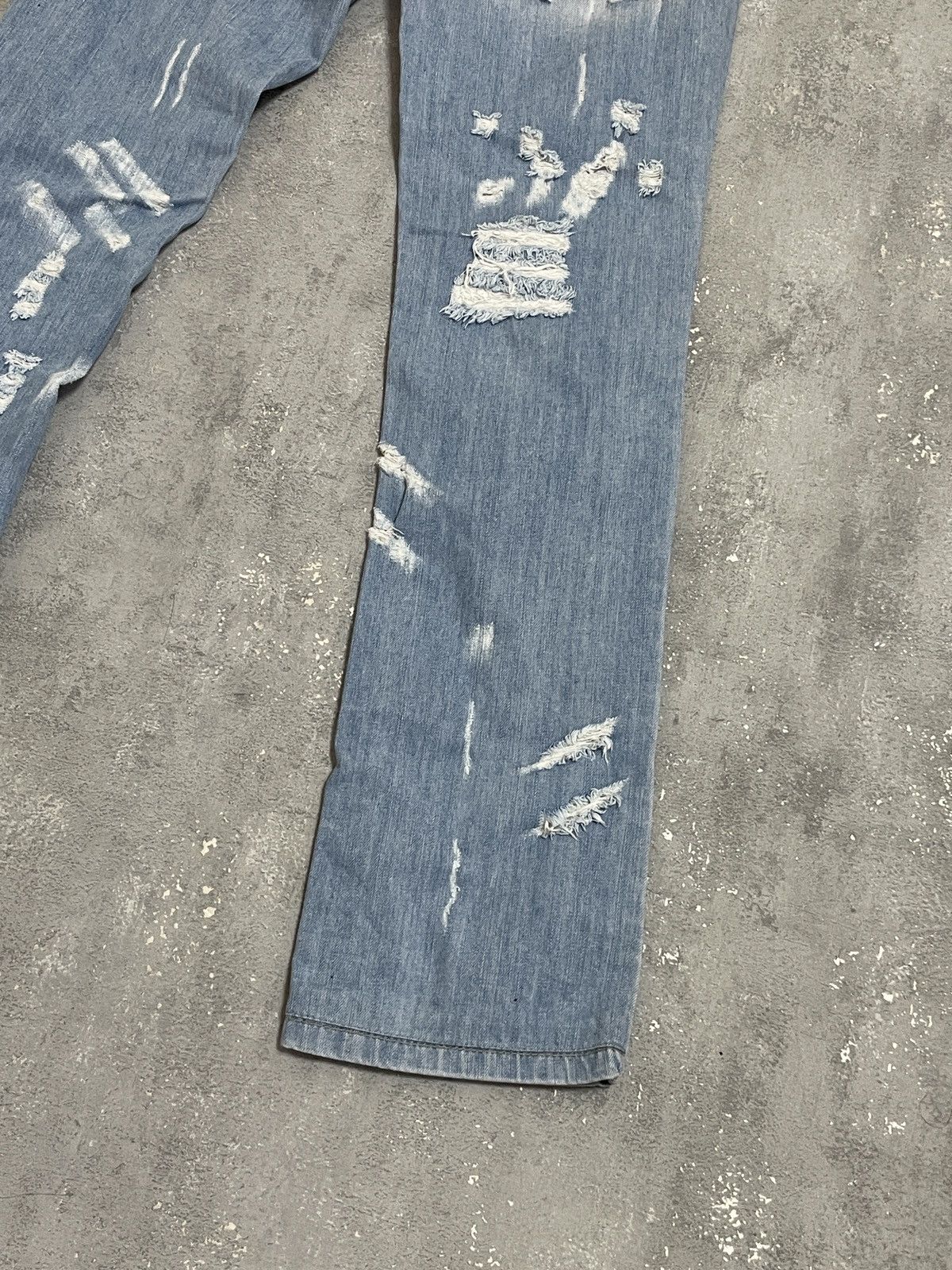 Dolce & Gabbana Vintage Dolce&Gabbana Y2K Archive Distressed Denim Jeans Size 30" / US 8 / IT 44 - 9 Thumbnail