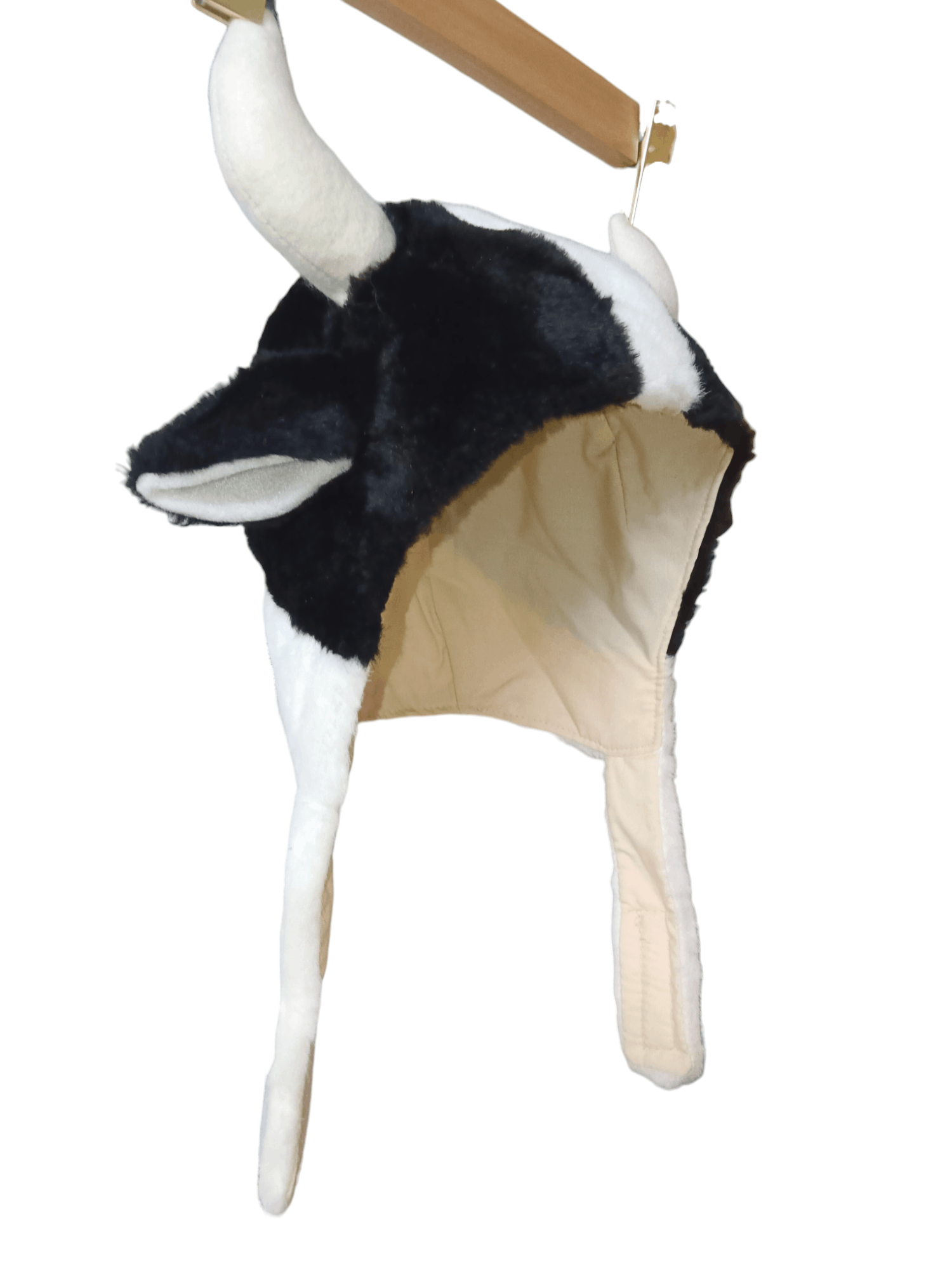 Japanese Brand Cow Horn Fleece Animal Hat Size ONE SIZE - 4 Thumbnail