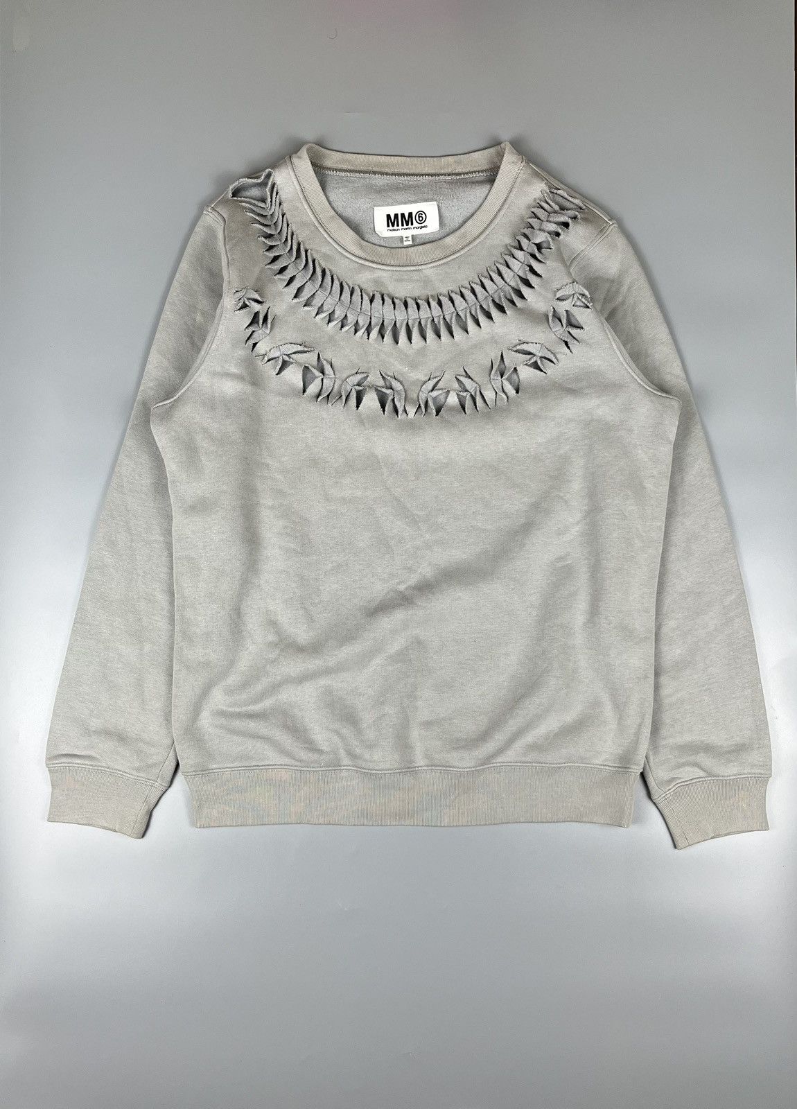Maison Margiela Mm6 - AW/12 Ripped Sweat Shirt Size S / US 4 / IT 40 - 2 Thumbnail