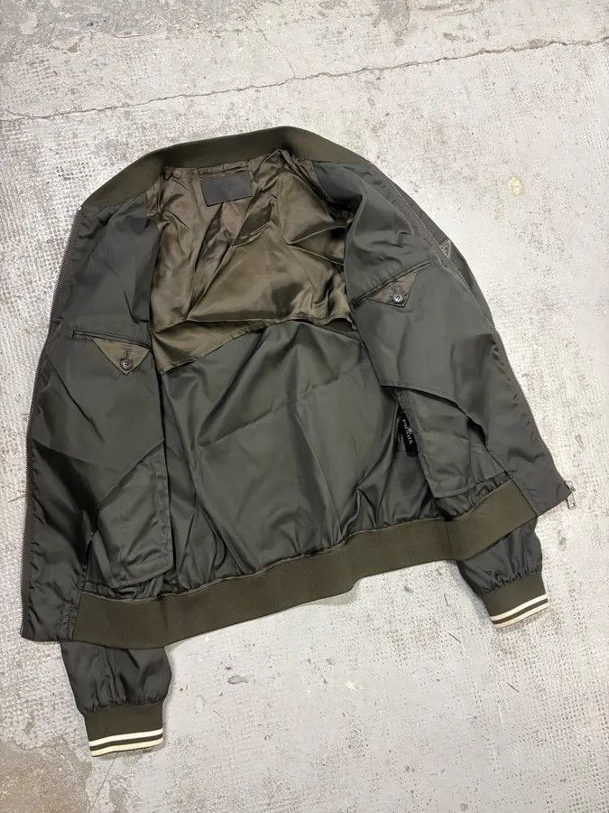 Prada FW2016 Prada Olive Nylon Bomber Jacket Size US M / EU 48-50 / 2 - 7 Thumbnail