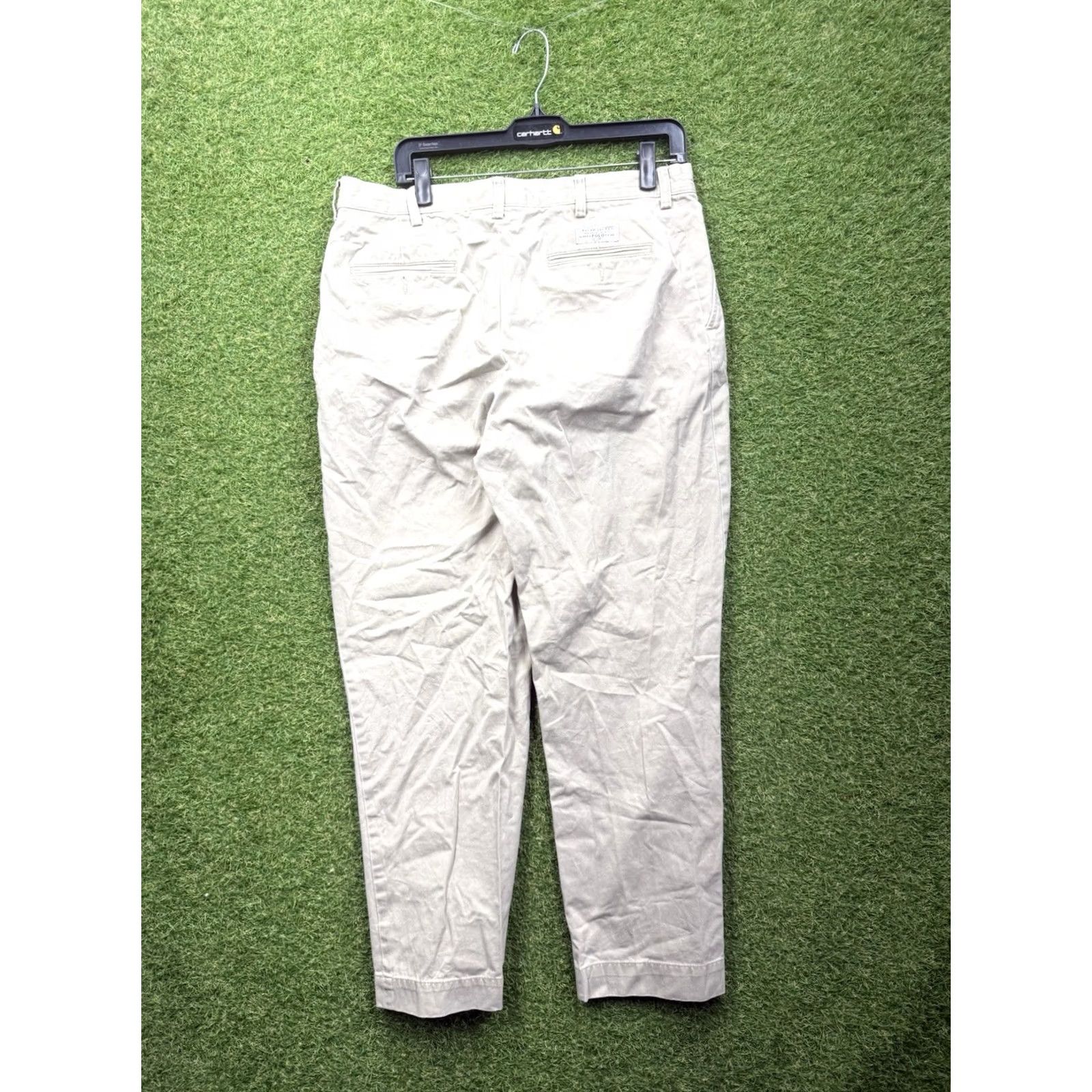 Polo Ralph Lauren Polo Ralph Lauren Prospect Pants Mens 35x30 Tan Khaki Classic Polo Chino Cotton Pant Mens 35 Beige Flat Front Button Zip Straight Regular Classic Size US S / EU 44-46 / 1 - 2 Thumbnail
