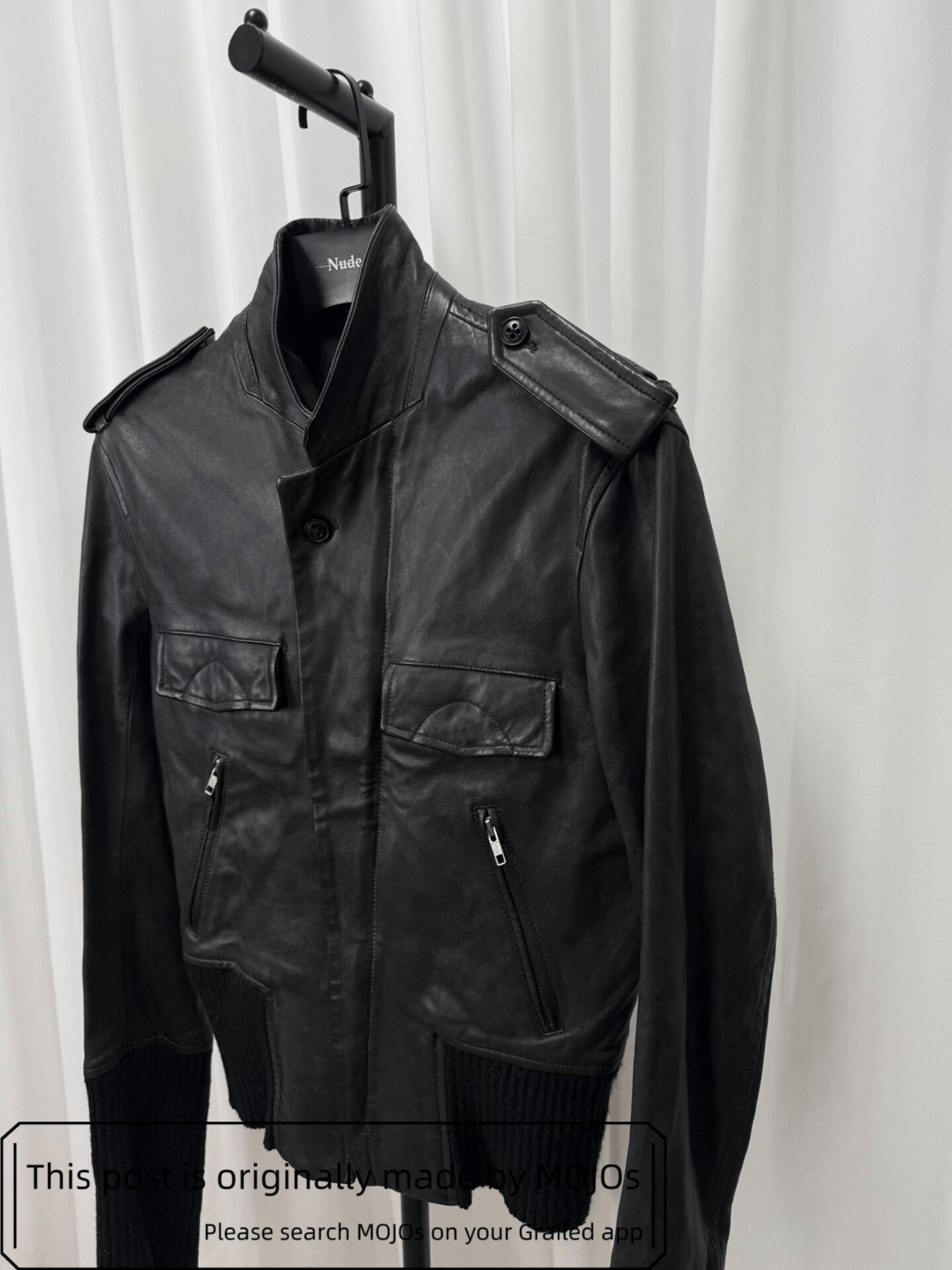 Ann Demeulemeester Ann Demeulemeester 06AW Leather Bike Jacket mojos12132053 Size US S / EU 44-46 / 1 - 3 Thumbnail