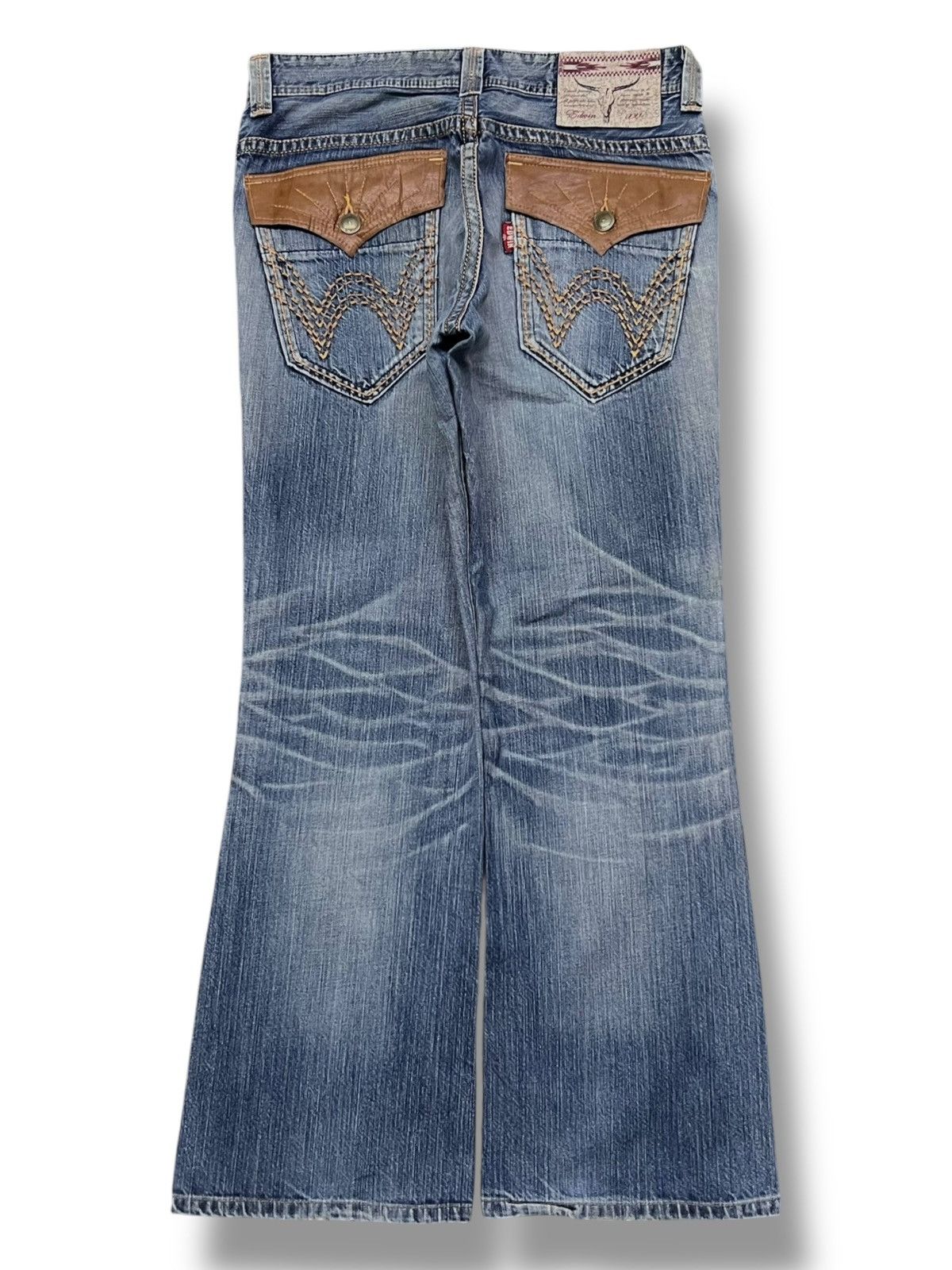 Edwin Bootcut Vintage Edwin 431 Japan - Faded, Distressed Jeans Size US 34 / EU 50 - 3 Thumbnail