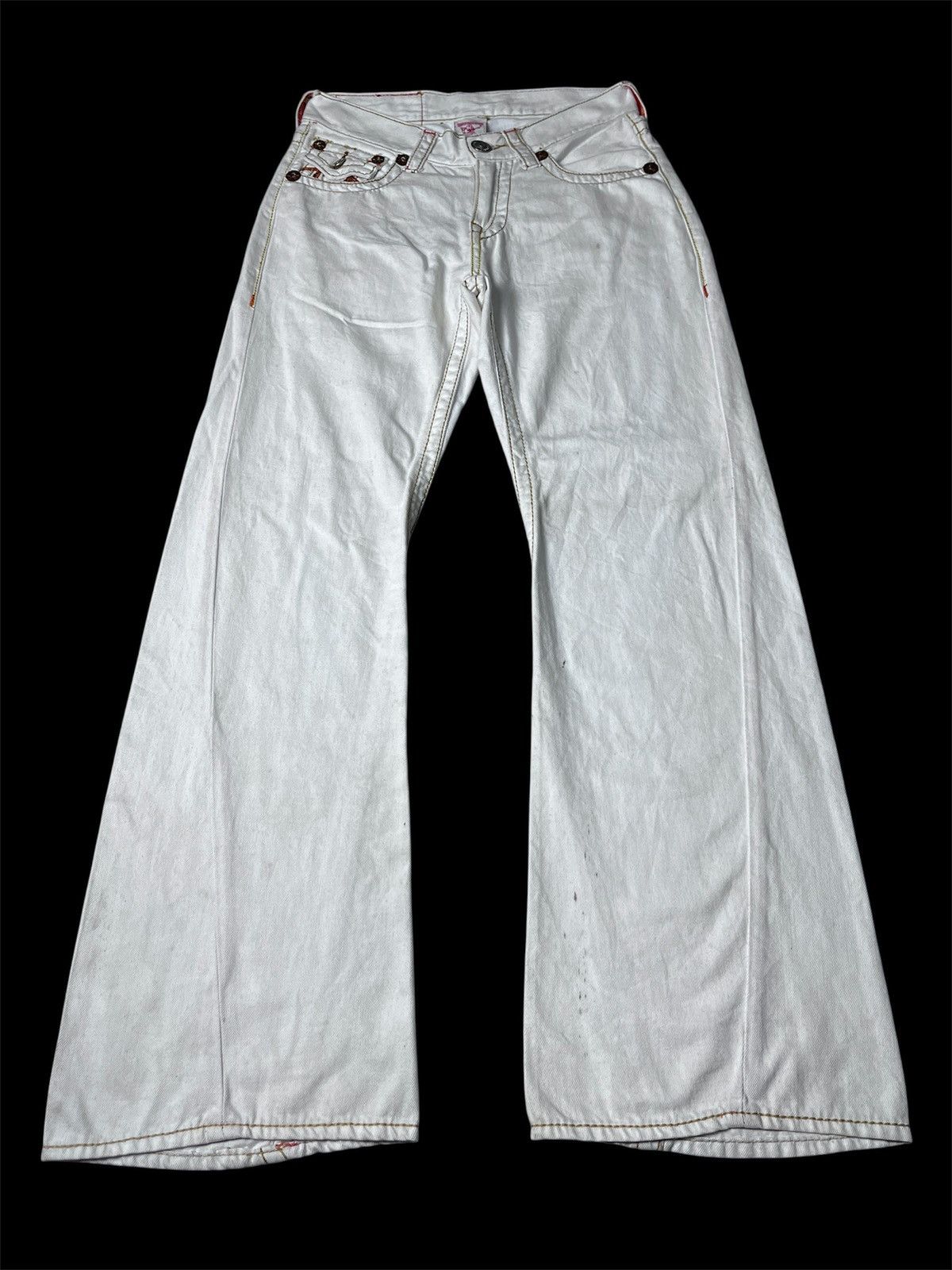 If Six Was Nine VINTAGE SUPER FLARE TRUE RELIGION 90s Size US 30 / EU 46 - 2 Thumbnail