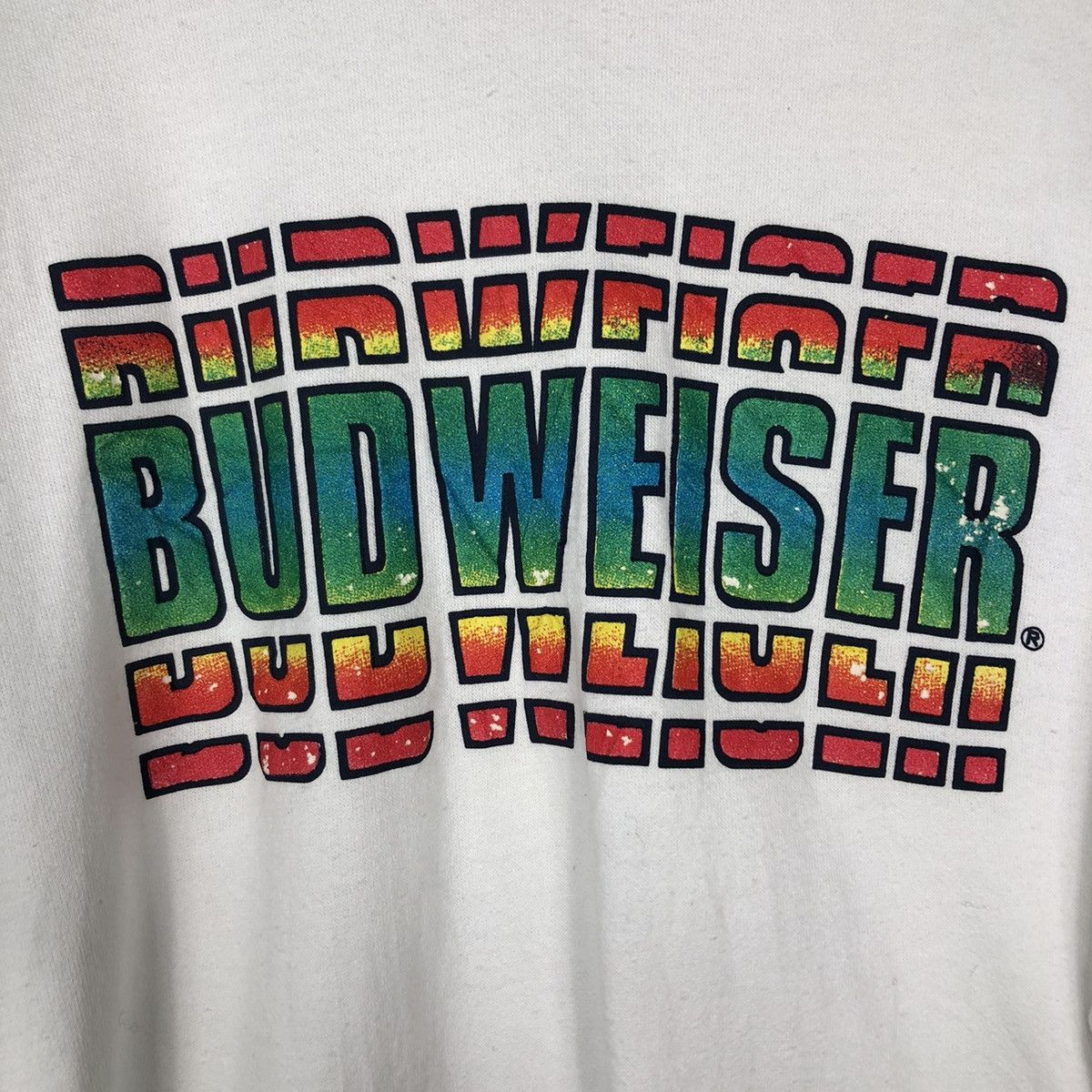 Japanese Brand × Vintage 🔥VINTAGE SWEATSHIRT BUDWEISER BIG LOGO Size US L / EU 52-54 / 3 - 12 Thumbnail