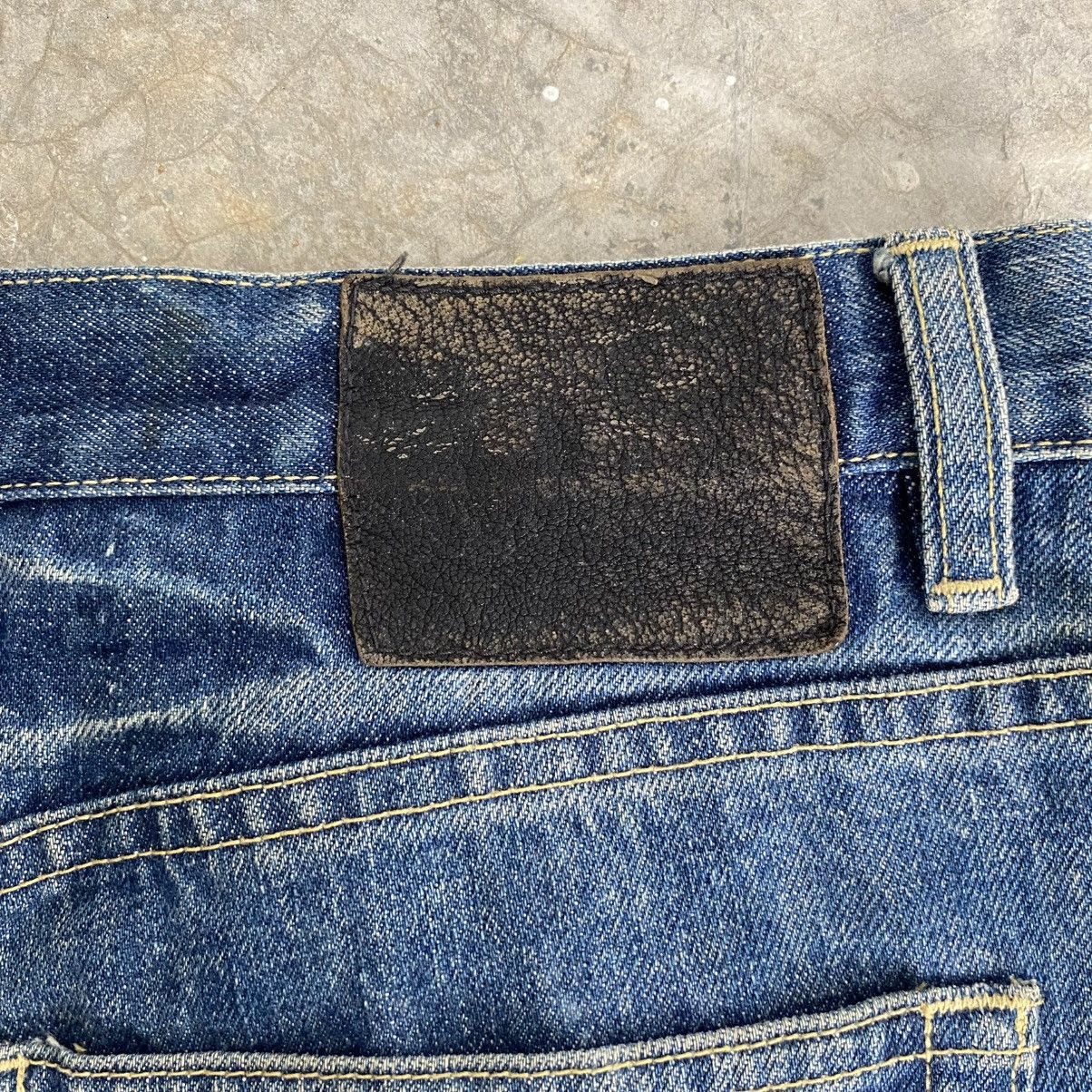 Lad Musician 2000’s Lad Musician Whisker Washed Straight Leg Denim Jeans Size US 33 - 17 Thumbnail