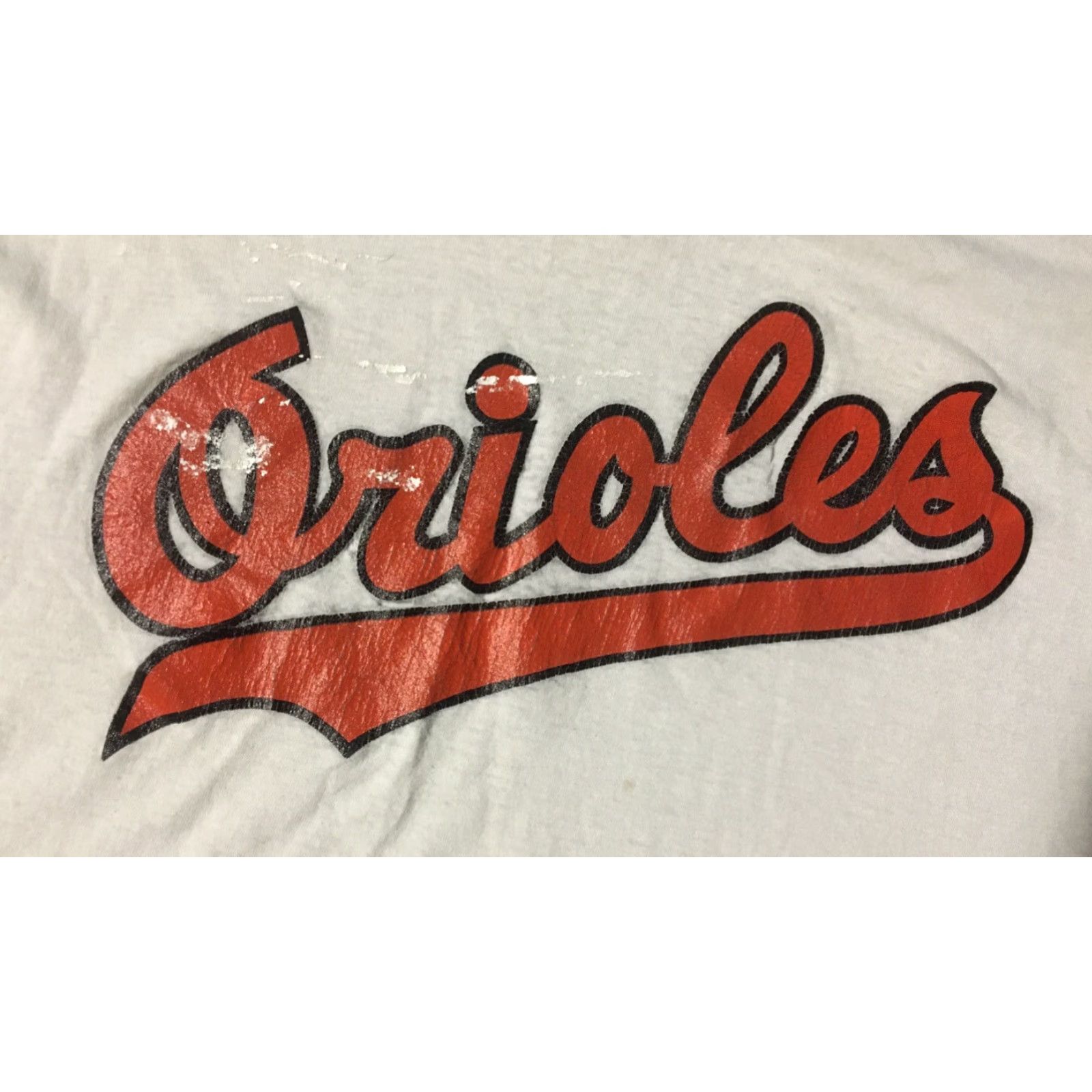 Russell Athletic VINTAGE Baltimore Orioles Russell Athletic Shirt M Baseball Grunge 90s Distressed White USA USA Maryland 70s 80s Punk Retro Rock Sports University NS Size US M / EU 48-50 / 2 - 2 Thumbnail