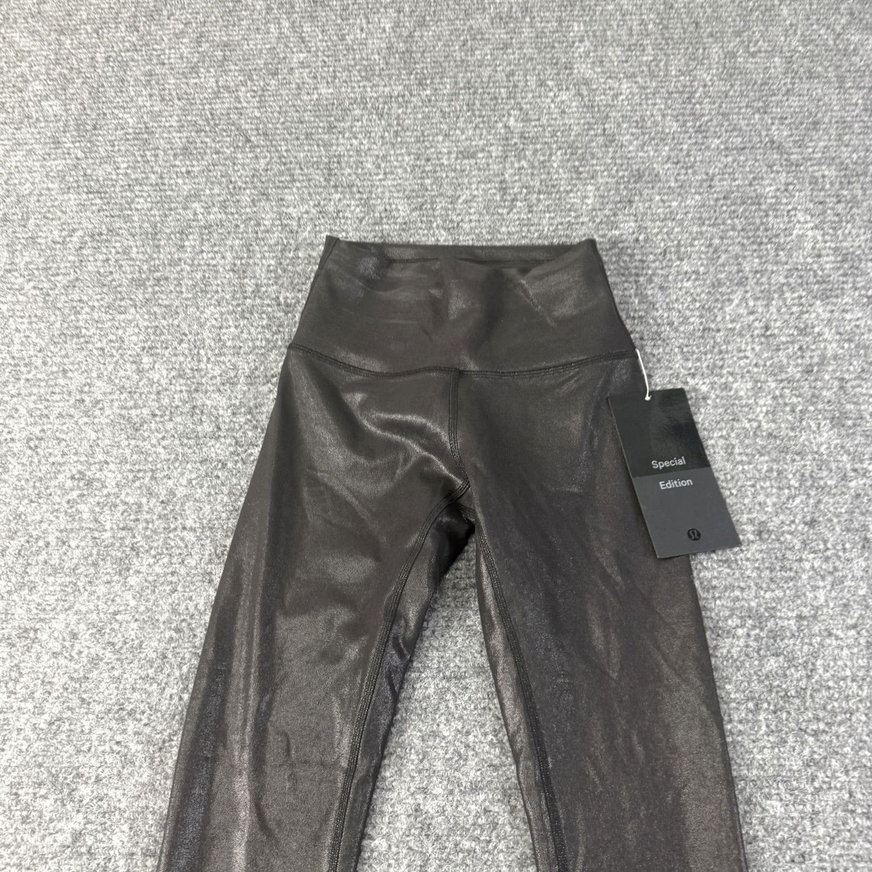 Lululemon Lululemon Leggings Womens Black Wunder Train HR Tight 25 Foil Ankle Yoga Pants 2 Size 26" / US 2 / IT 38 - 2 Thumbnail