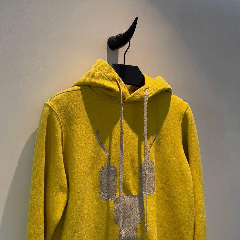 Rick Owens rick owens Double thread lemon yellow multi-stitch embroide Size US M / EU 48-50 / 2 - 2 Thumbnail