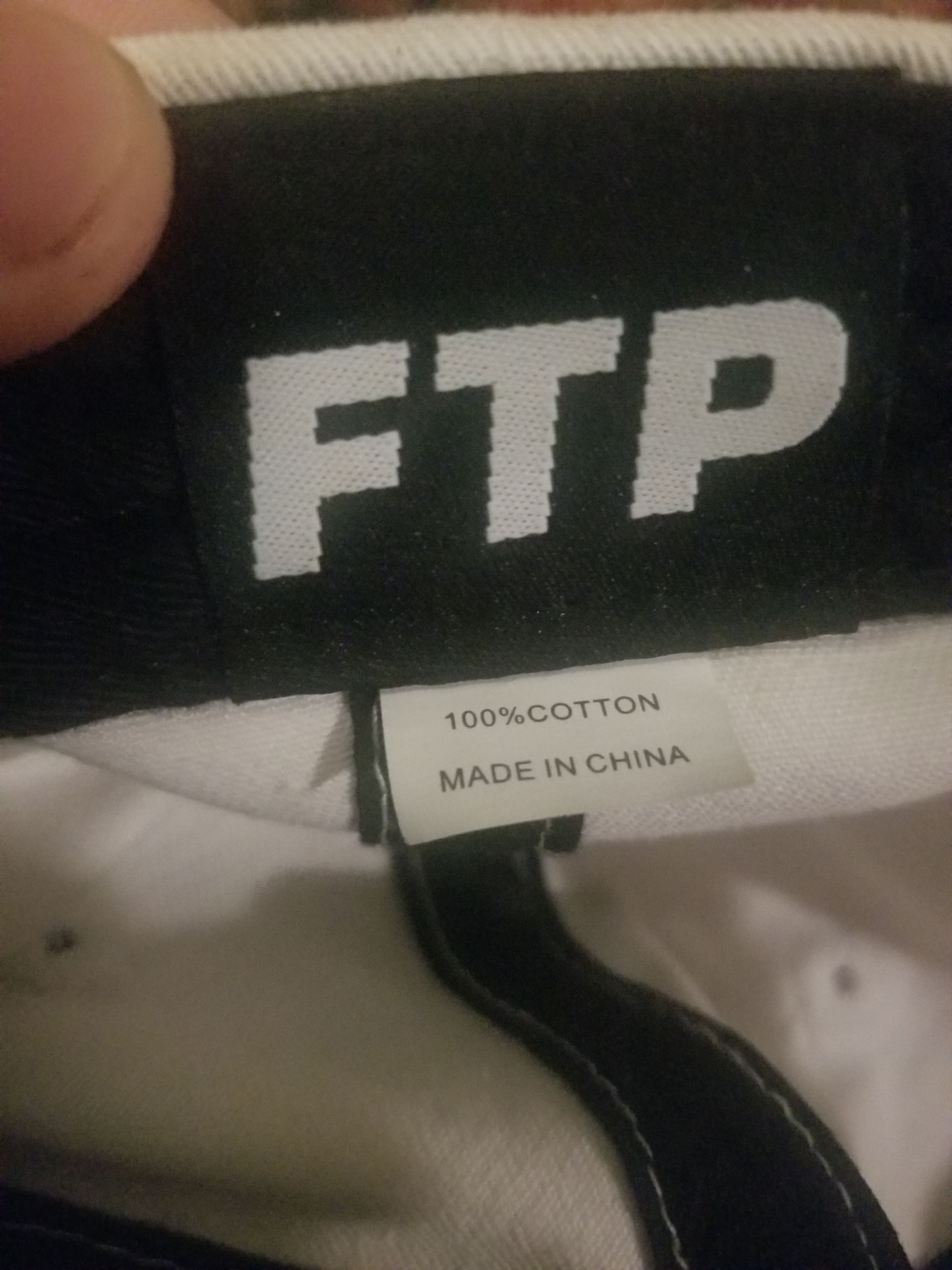 Fuck The Population ftp white and red hat Size ONE SIZE - 3 Thumbnail