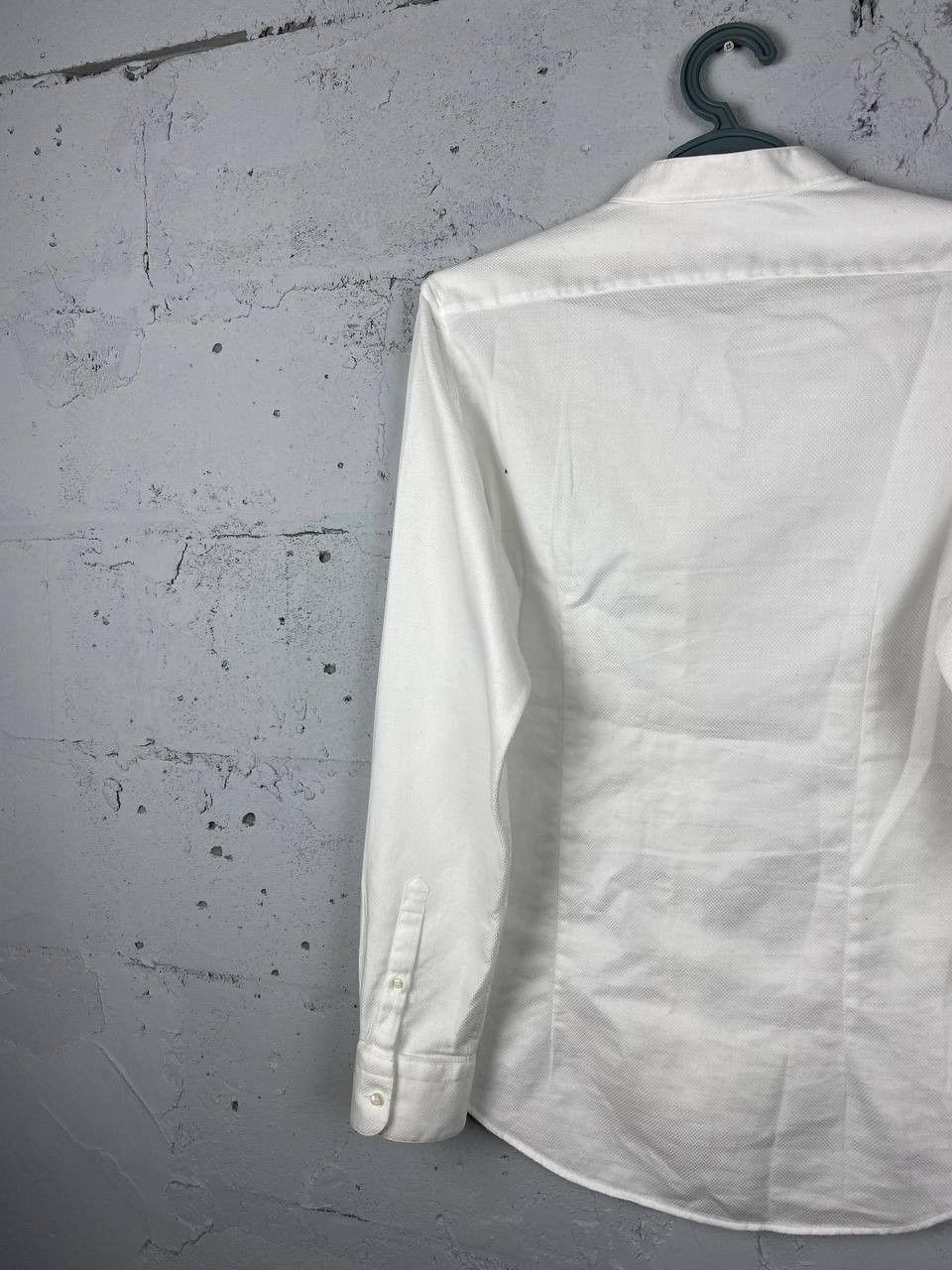 Designer × Reiss Reiss Dunn Stand-Up Collar White Shirt XL Size US XL / EU 56 / 4 - 8 Thumbnail
