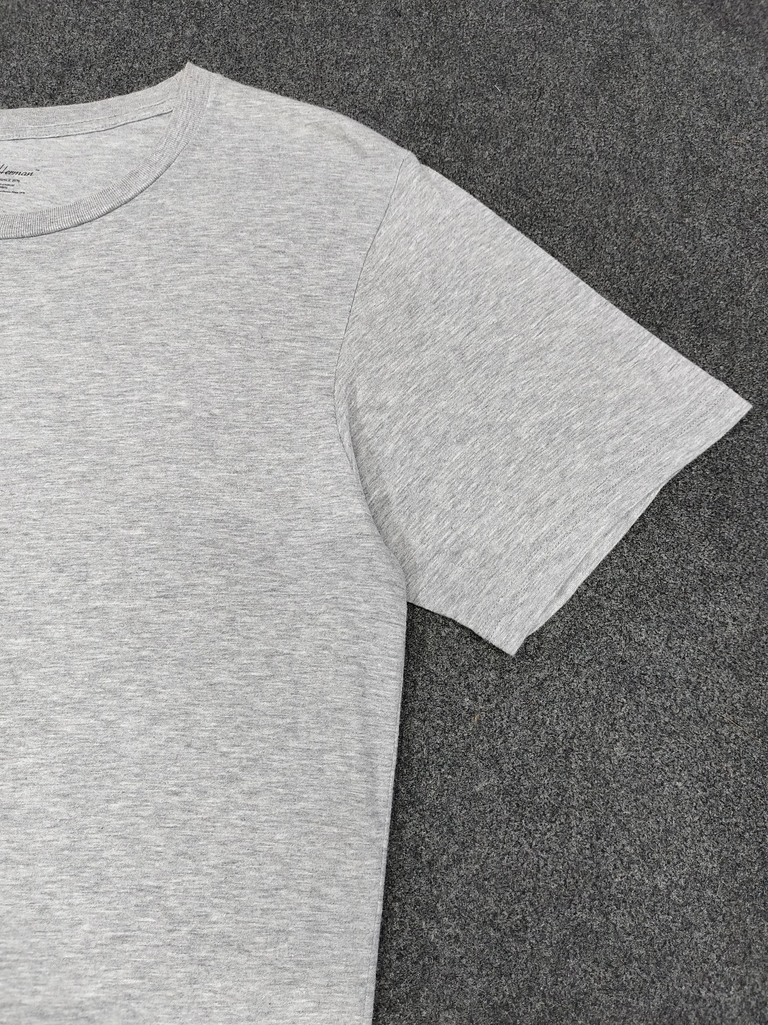 Ron Herman Ron Herman- Plain Minimal Grey Quiet Luxury Tshirt Size US L / EU 52-54 / 3 - 2 Thumbnail
