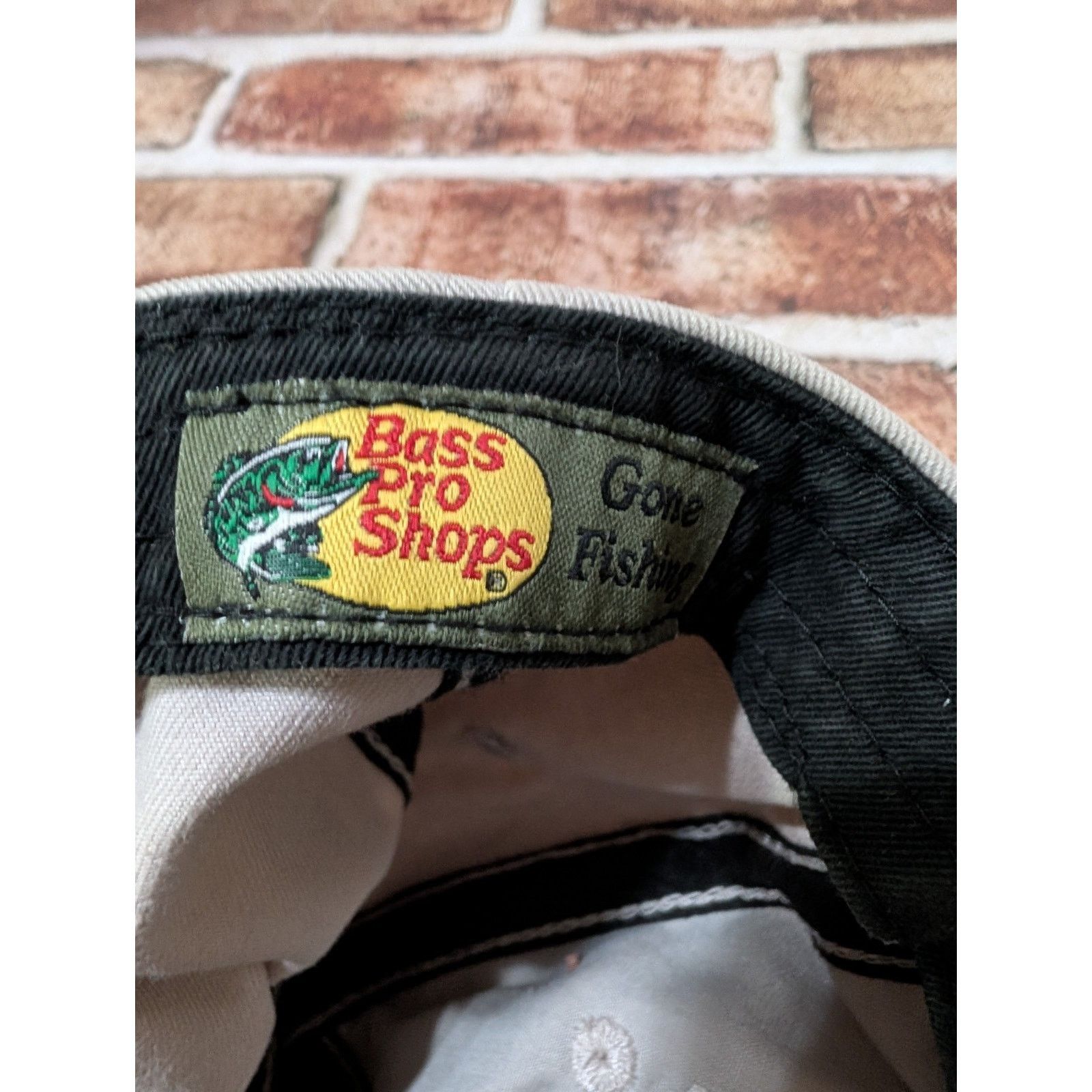 Bass Pro Shops Bass Pro Shops Hat Cap Strap Embroidered Patch Logo Fishing Size ONE SIZE - 8 Thumbnail