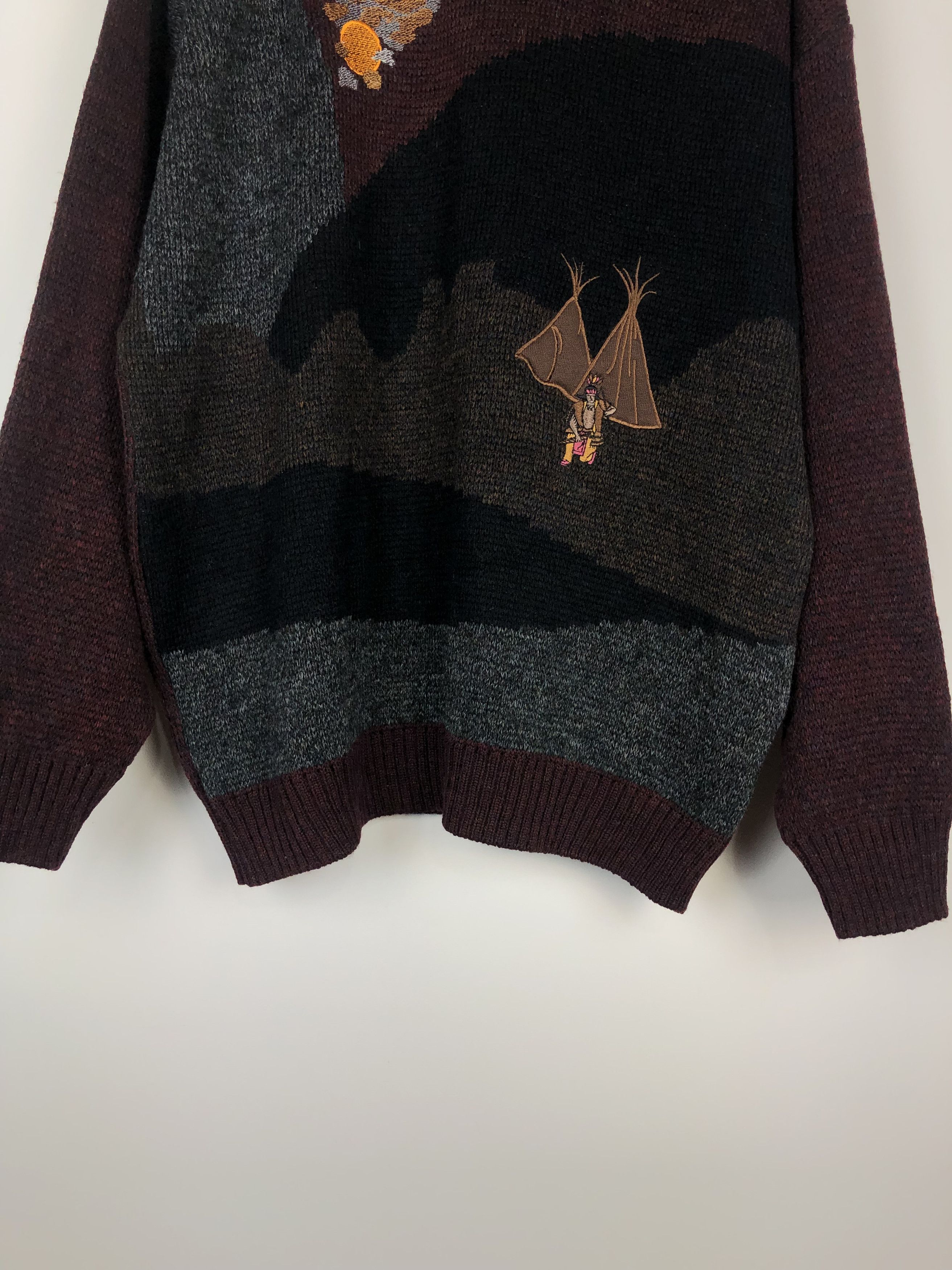 Deuce Vintage Deuce Knit Sweater Crewneck Indian size L Size US L / EU 52-54 / 3 - 3 Thumbnail