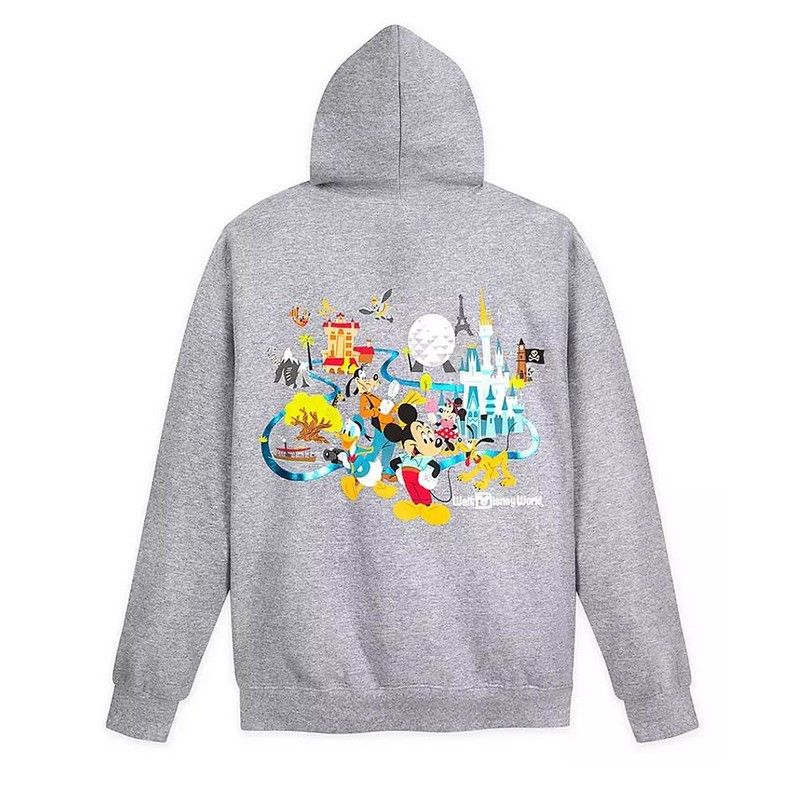Disney Disney Worlds Mickey Mouse Friends Zip Hoodie Sweatshirt Size US L / EU 52-54 / 3 - 4 Thumbnail