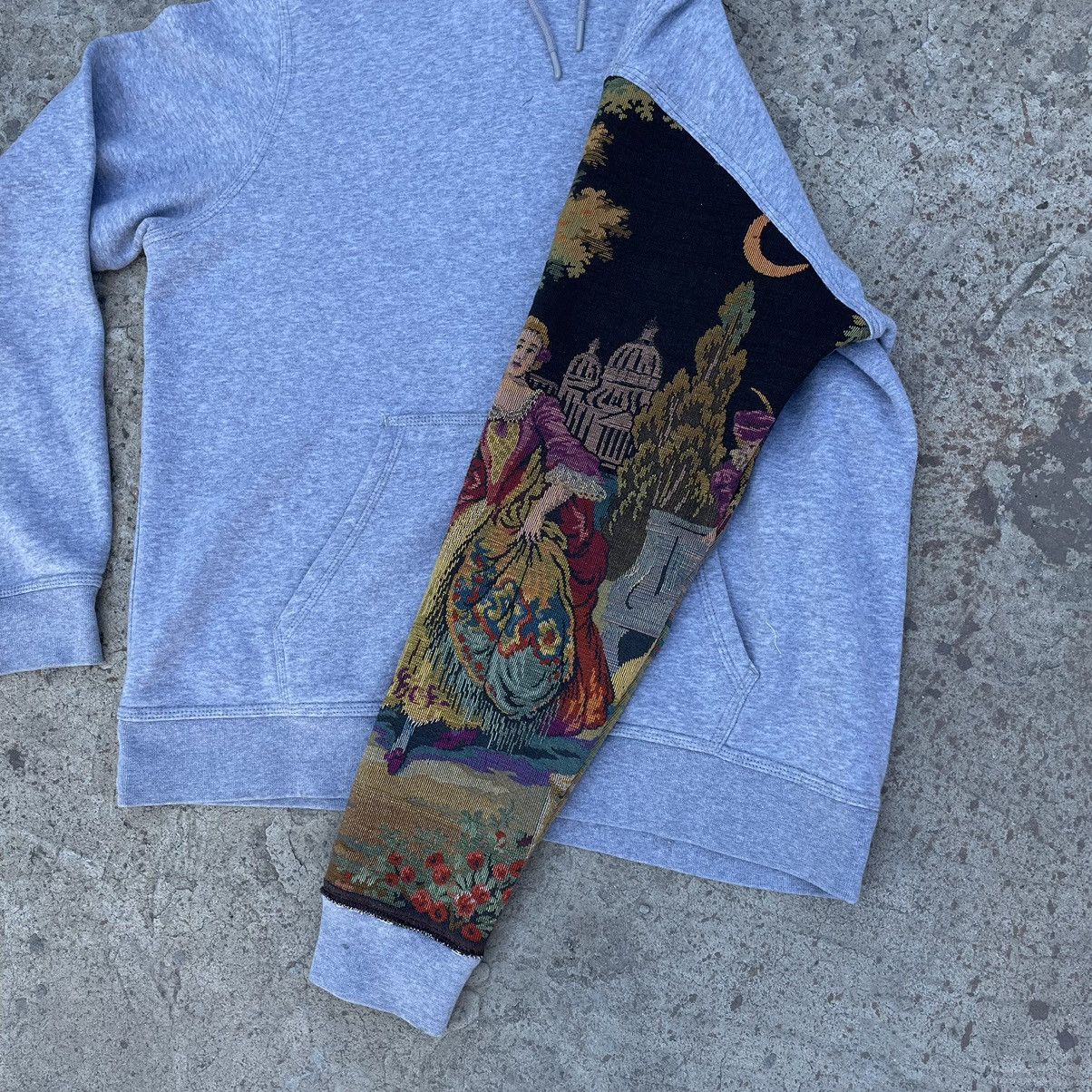 Nike Vintage Nike Hoodie Custom Recycled Velveteen Paint 90s Y2K Size US XL / EU 56 / 4 - 5 Thumbnail