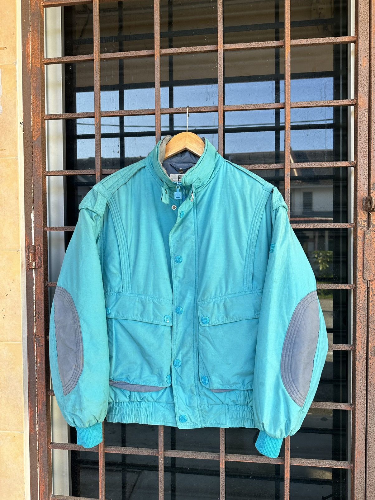 Vintage 👹Vintage Peter Steinebronn Asics Light Puffer Bomber Jacket Size US M / EU 48-50 / 2 - 2 Thumbnail
