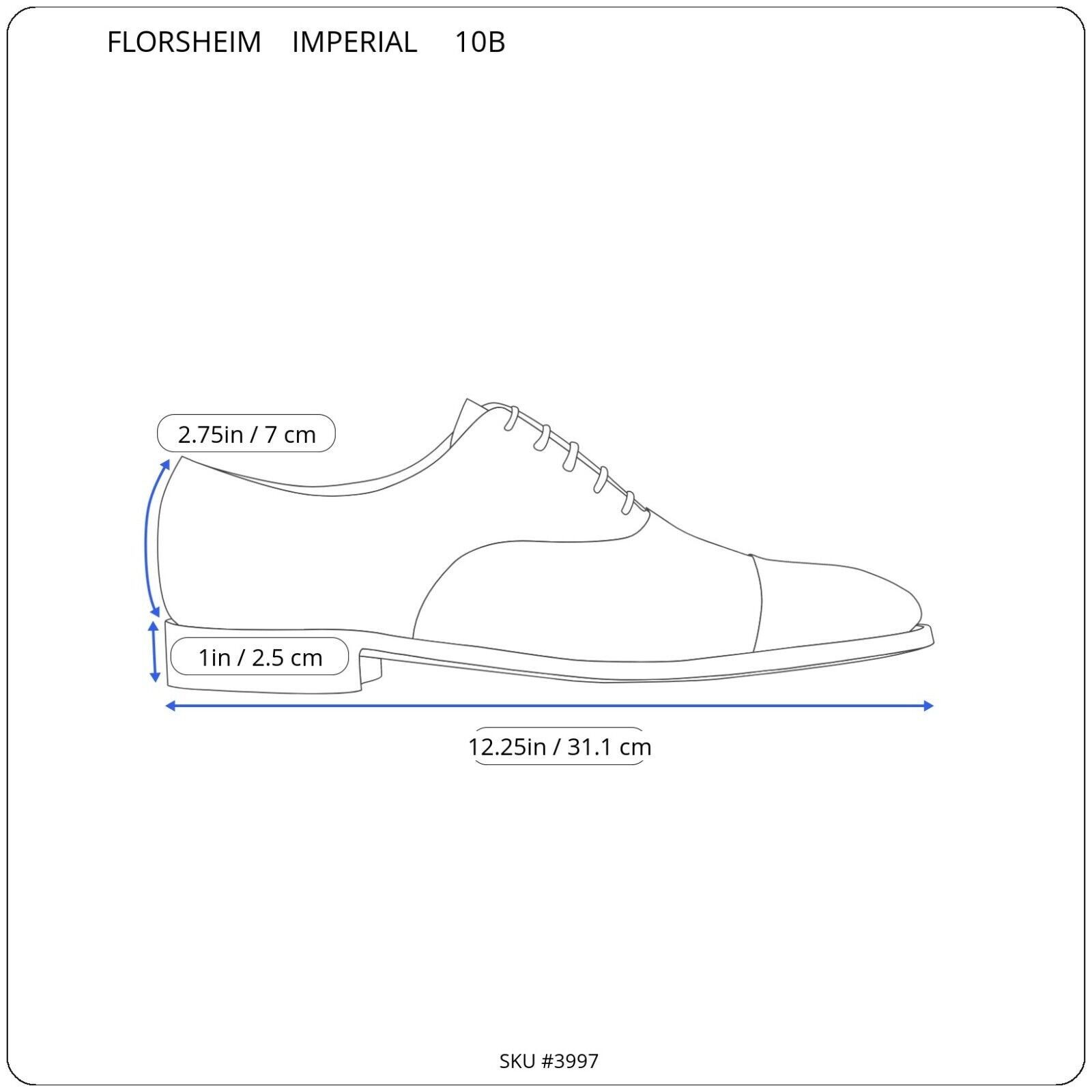 Florsheim Florsheim Imperial Comfort Mens Leather Oxfords 10D 12031 Size US 10 / EU 43 - 4 Thumbnail