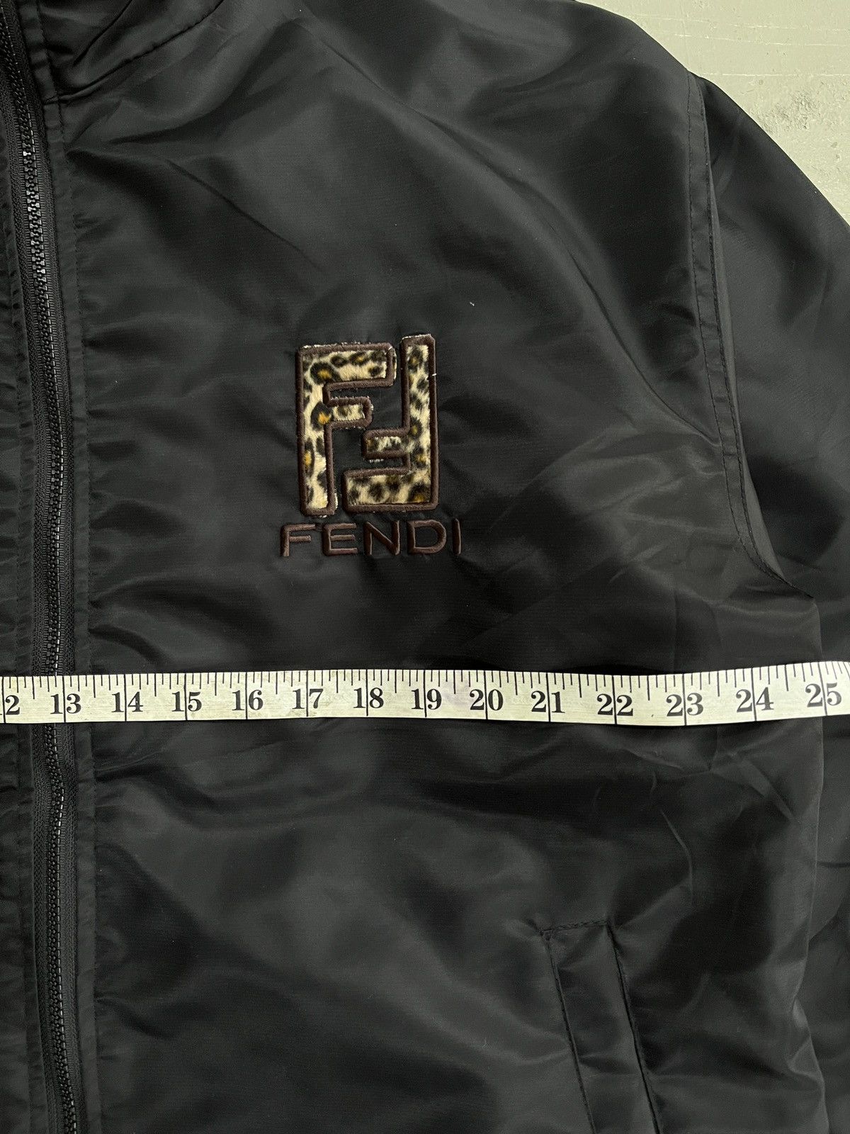 Fendi Fendi Zucca Reversible Leopard Embroidered Logo Jacket Size US L / EU 52-54 / 3 - 8 Thumbnail