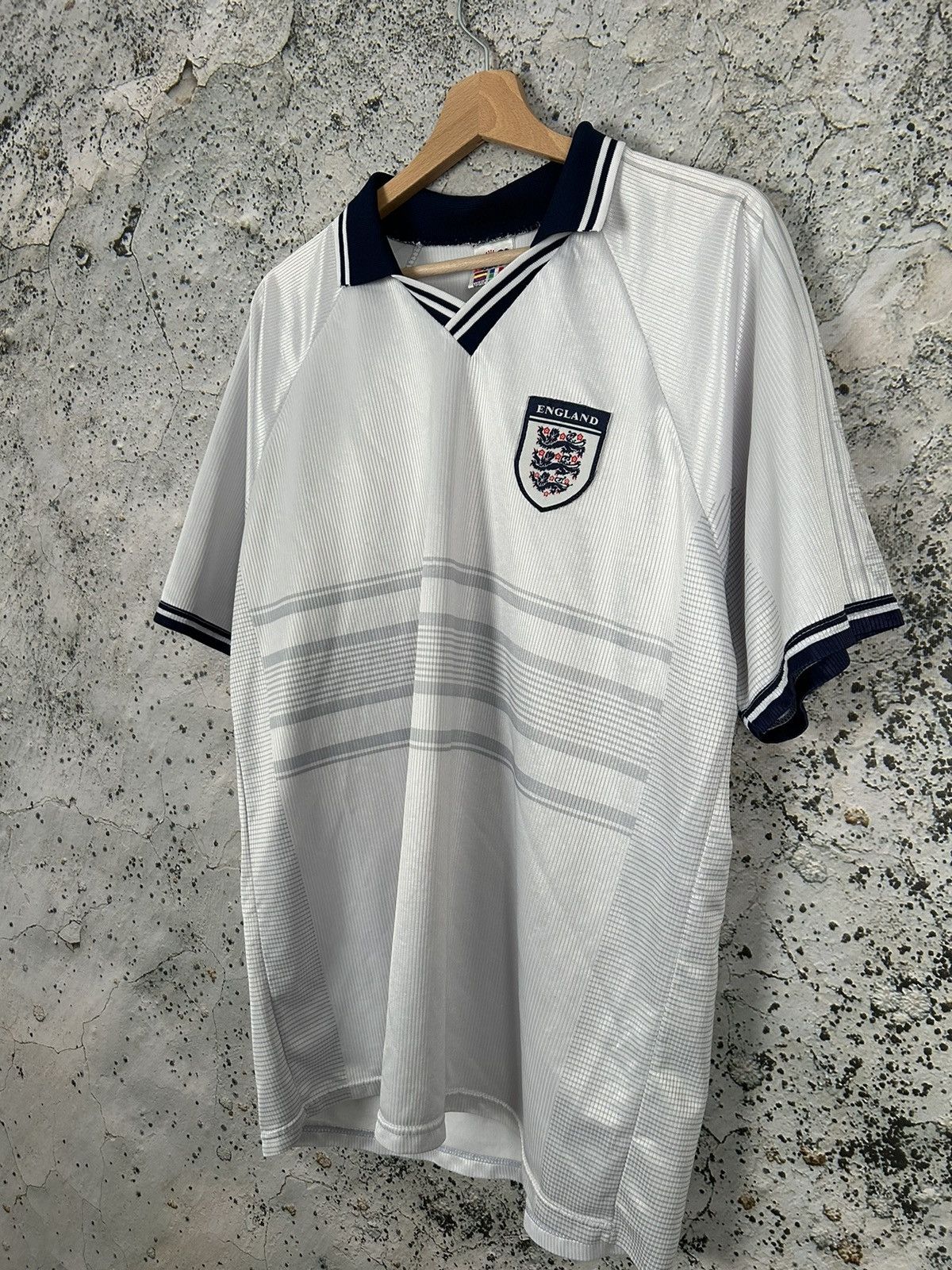 Vintage Vintage Soccer Jersey England World Cup Retro Hype 90s Size US L / EU 52-54 / 3 - 2 Thumbnail