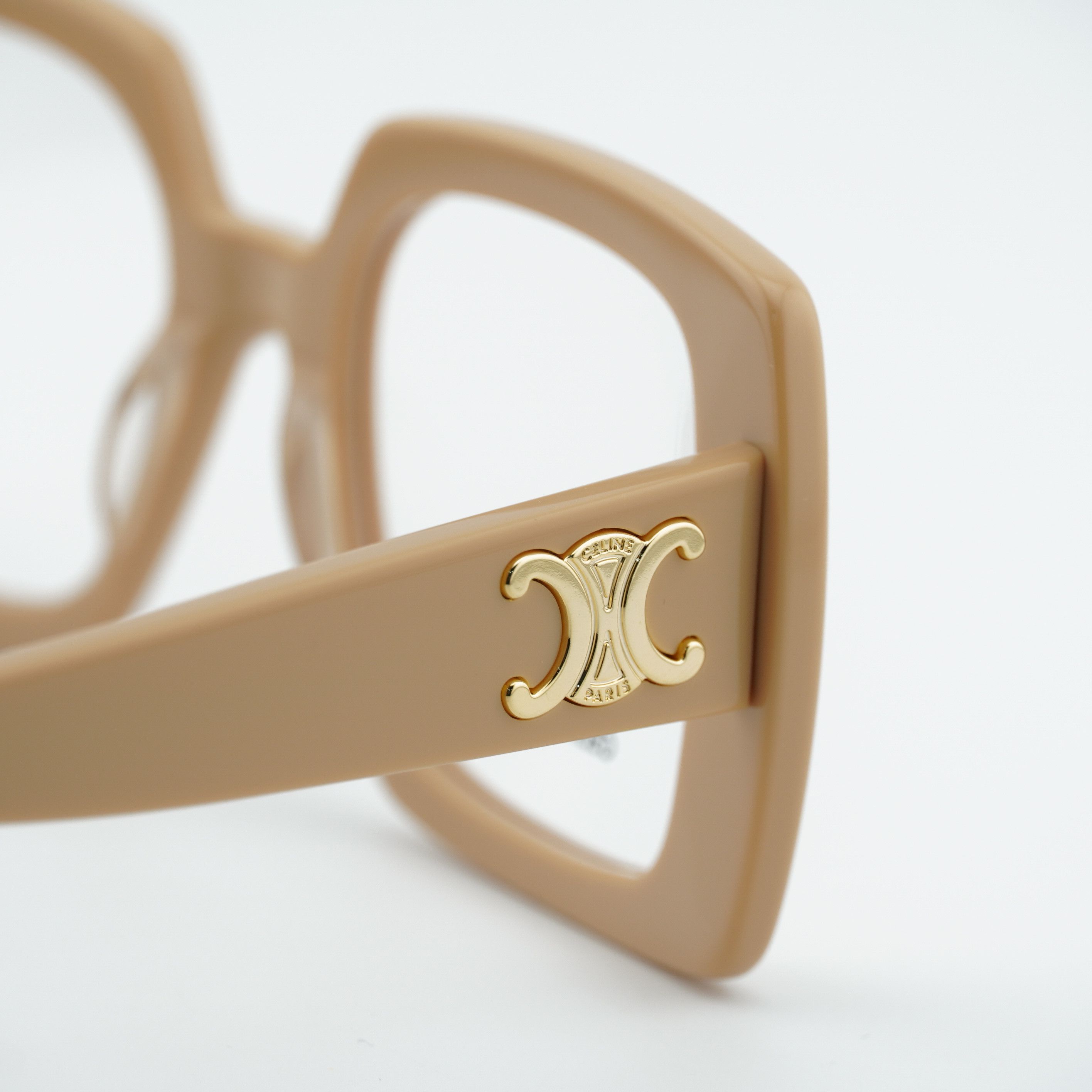 Celine Celine CL50121I 057 Eyeglasses Nude 51mm Square Frame Size ONE SIZE - 9 Thumbnail