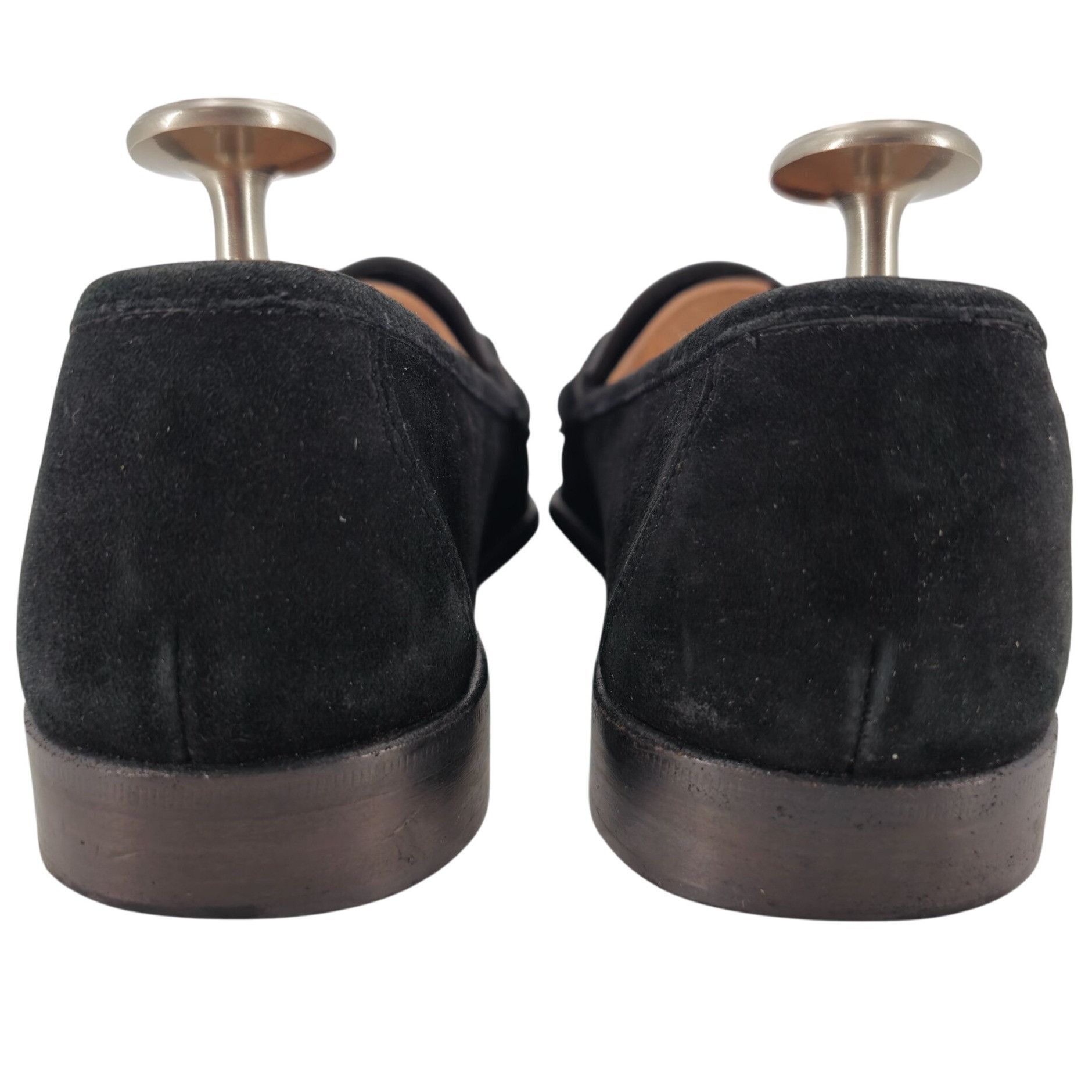 Bragano × Cole Haan Vintage Bragano Cole Haan Italy Men 8.5 Black Suede Horsebit Size US 8.5 / EU 41-42 - 6 Thumbnail