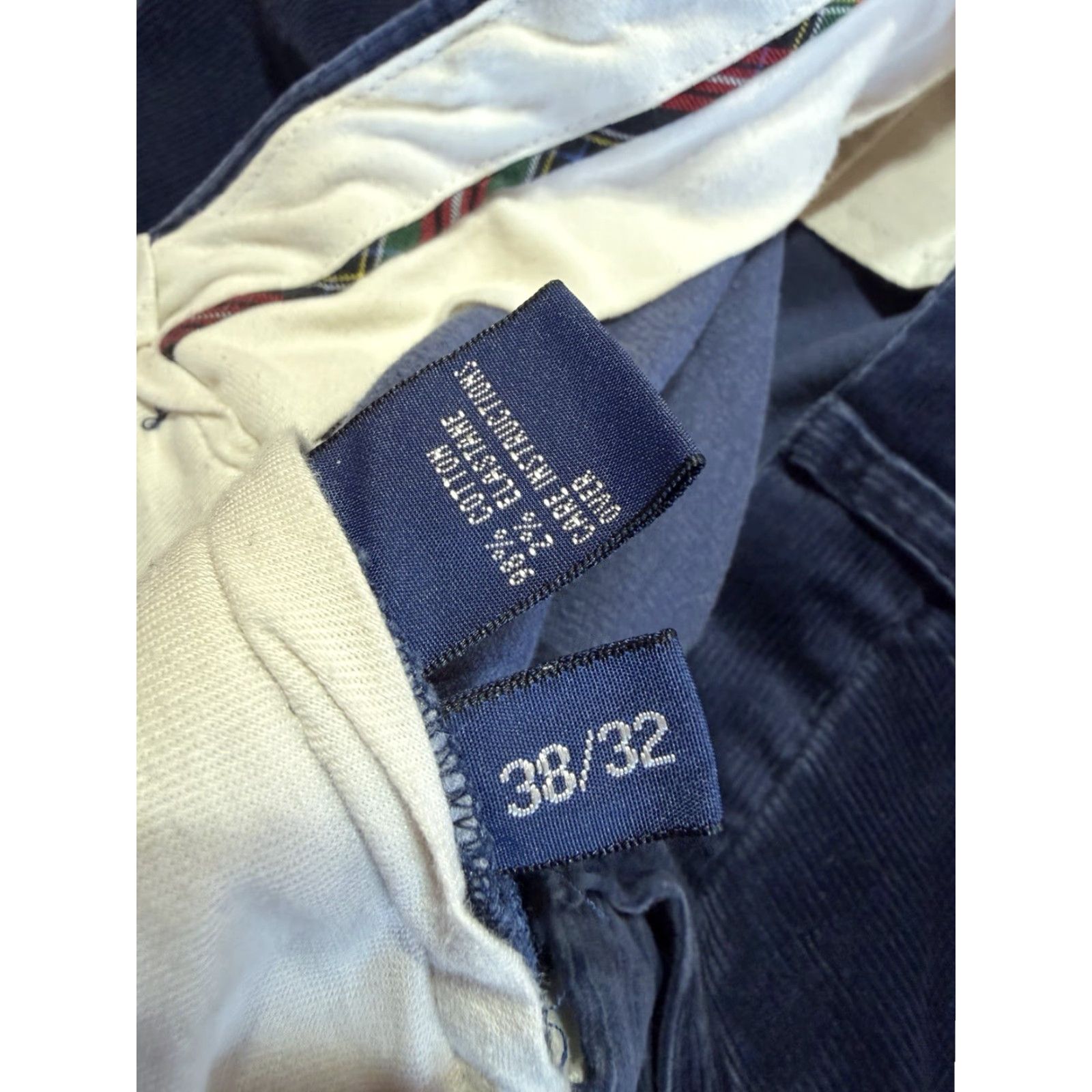 Ralph Lauren VINTAGE Ralph Lauren Polo Golf Pants Mens 38X32 Blue Corduroy Fairway Pleated Polo Pants Mens 38 Blue Corduroy Golf Pants Vintage Mens Size US M / EU 48-50 / 2 - 6 Thumbnail