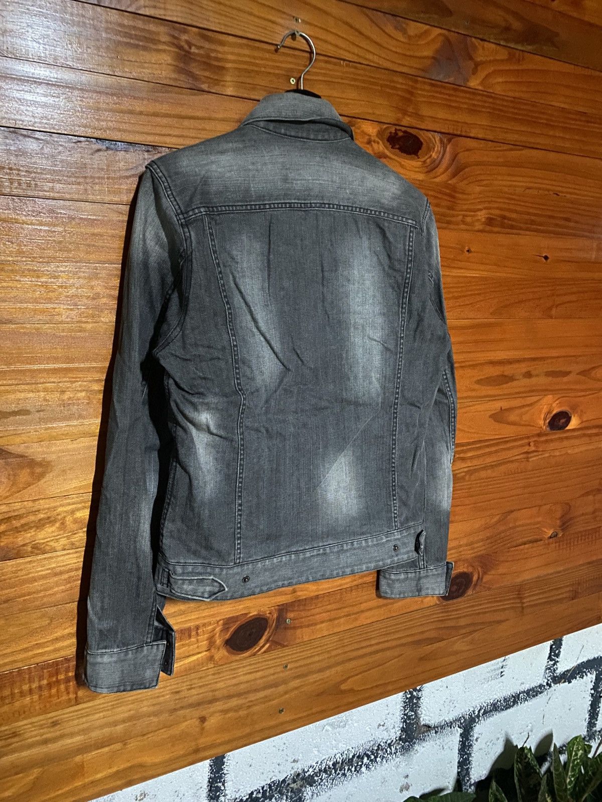 Japanese Brand Ground Floor Grey Denim Jacket – Vintage-Style Men’s Casual Size US S / EU 44-46 / 1 - 11 Thumbnail