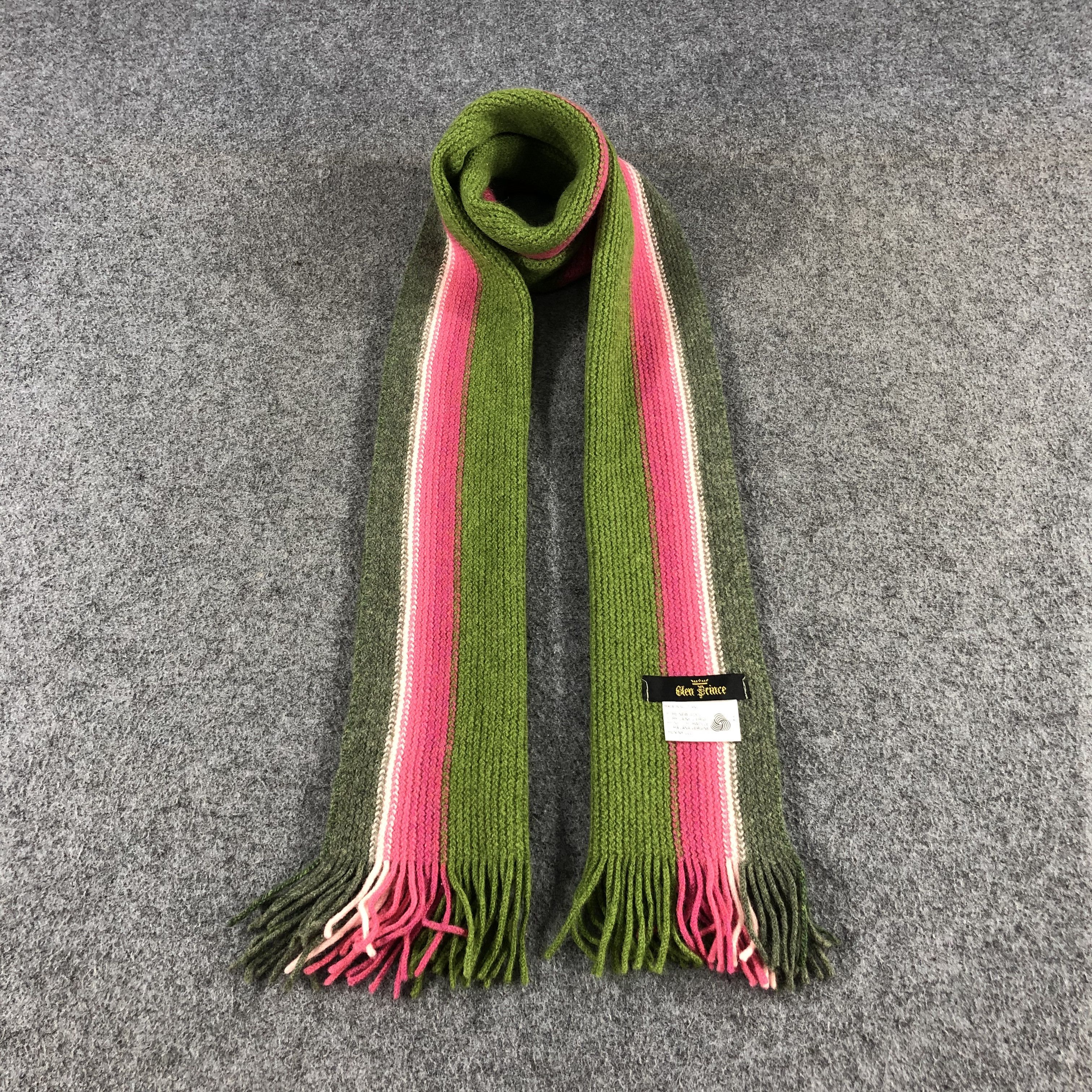 Vintage Glen Prince Scarf Muffler Wool V973 Size ONE SIZE - 1 Thumbnail