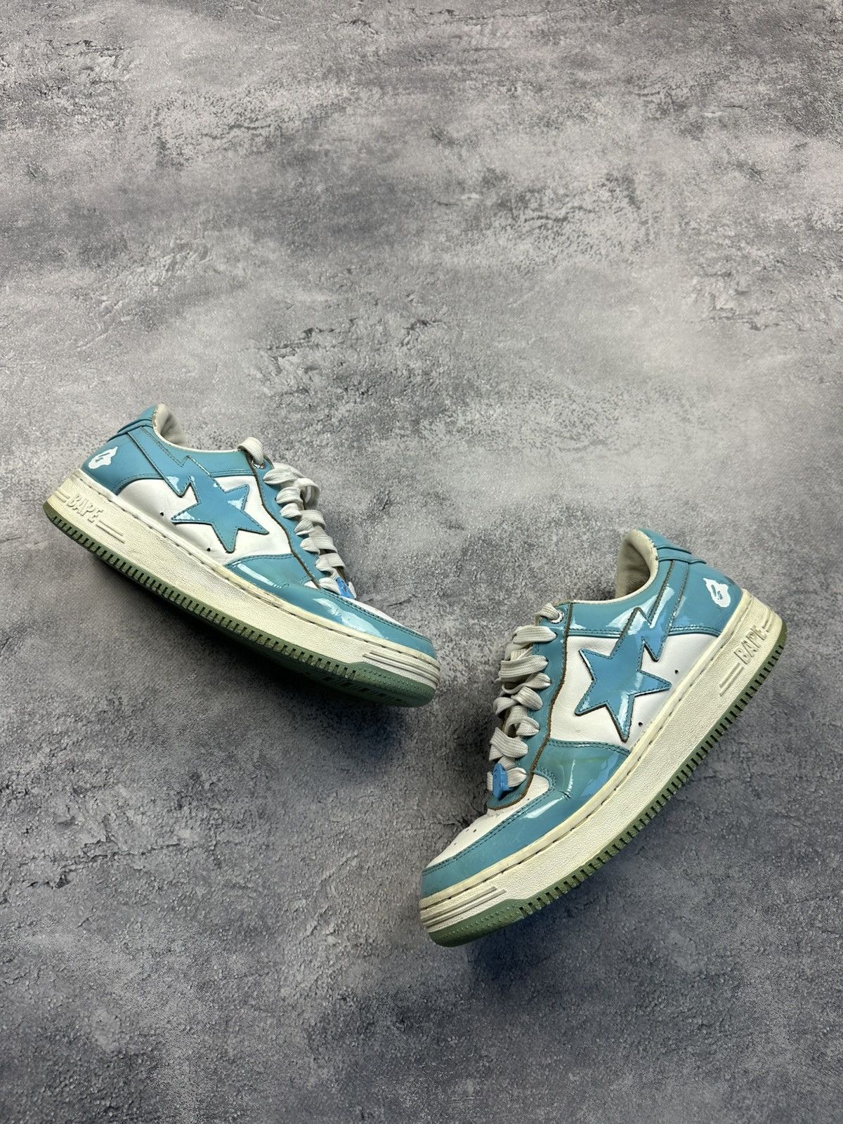 Bape A Bathing Ape Bape Sta Blue White Sneakers size 8.5 Size US 8.5 / EU 41-42 - 1 Thumbnail