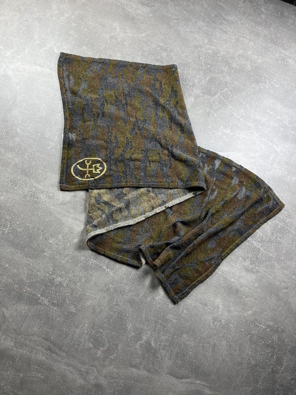 Jean Charles De Castelbajac JC de Castelbajac Paris Wool Blend Camo Scarf Camouflage Size ONE SIZE - 1 Thumbnail