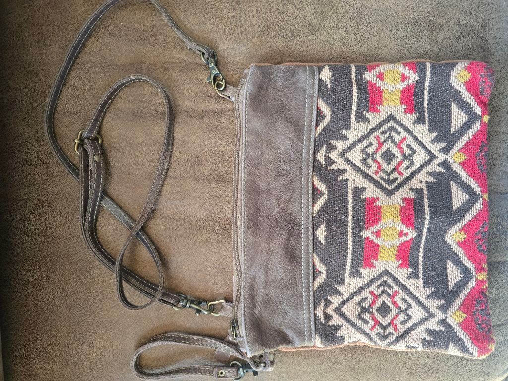 Other Women's Myra Bag Crossbody Bag Southwestern Style Brown Red Size ONE SIZE - 1 Thumbnail