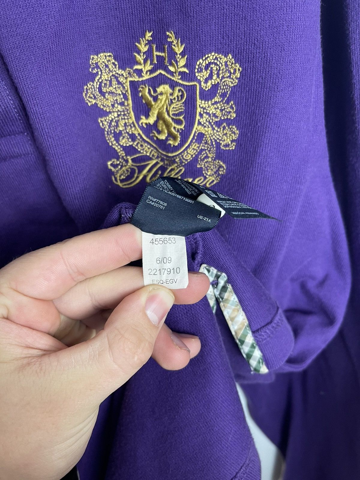 Tommy Hilfiger × Vintage Tommy Hilfiger Vintage Mens Polo Rugby Long Sleeve Shirt Y2K Size US L / EU 52-54 / 3 - 6 Thumbnail