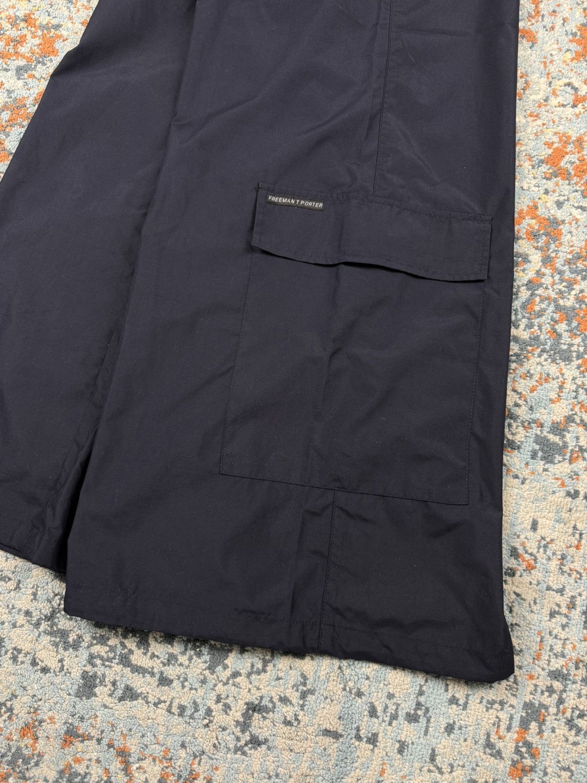 Freeman T. Porter × Vintage Vintage 90s Freeman Porter ultra baggy flared track pants Size US 34 / EU 50 - 6 Thumbnail