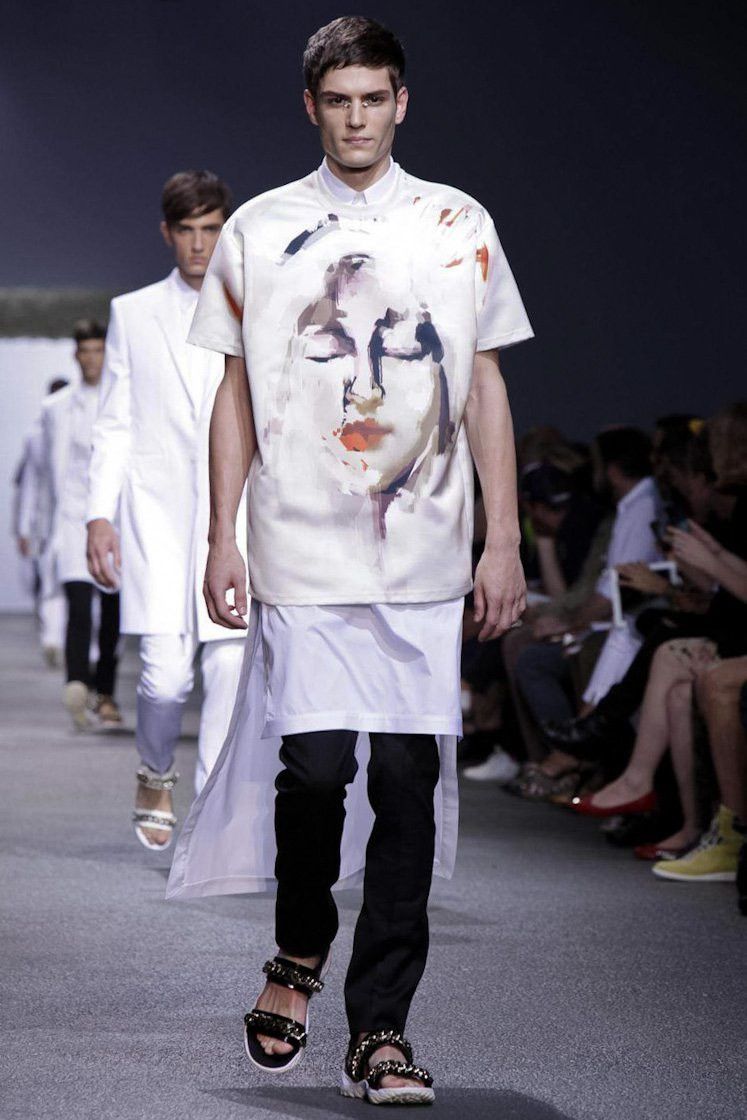 Givenchy Givenchy S/S 2013 Tisci-Era Elongated Black Dress Shirt Size US M / EU 48-50 / 2 - 7 Thumbnail