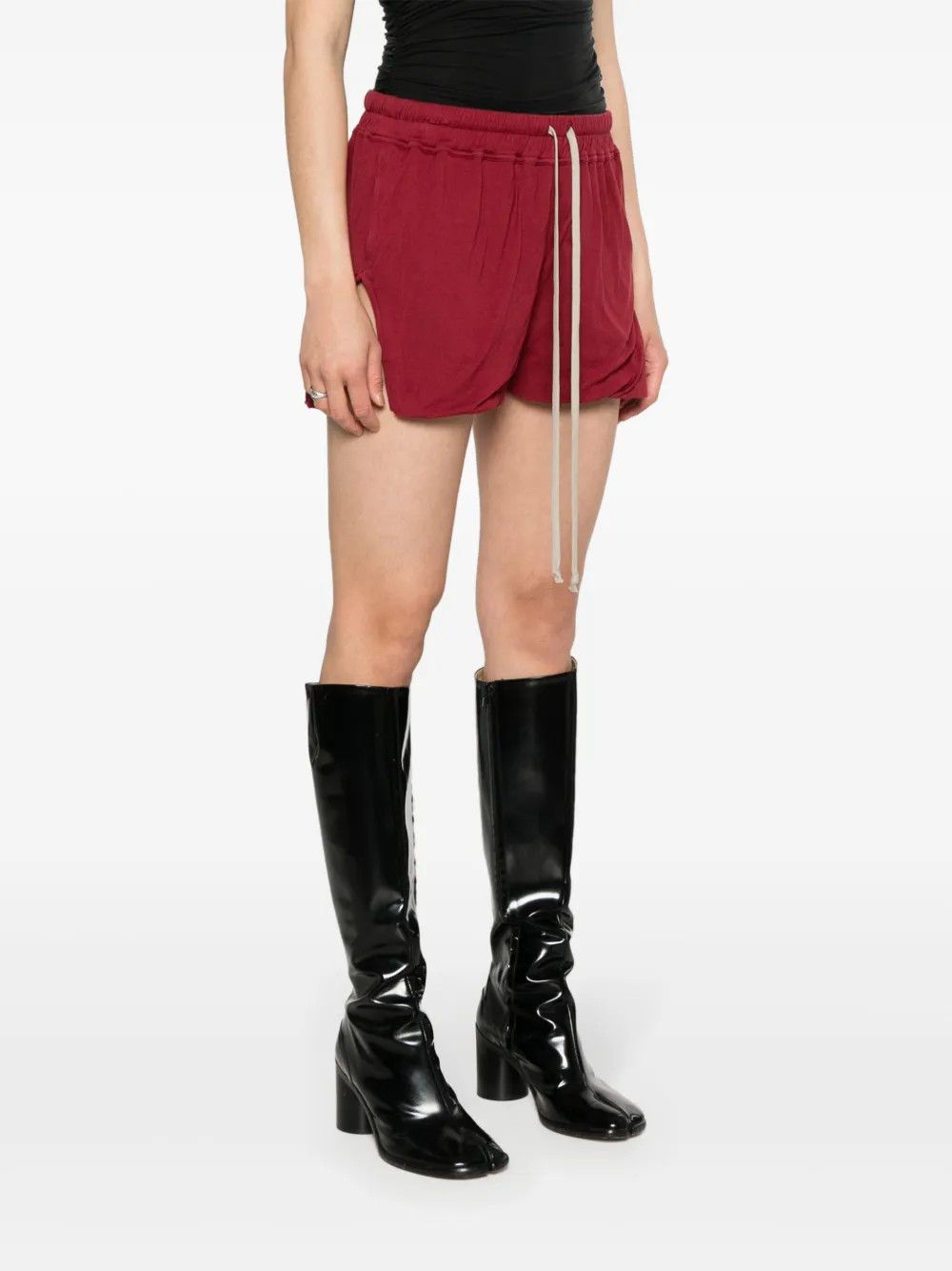 Rick Owens o1y0126 Short in Red Size 26" / US 2 / IT 38 - 2 Thumbnail