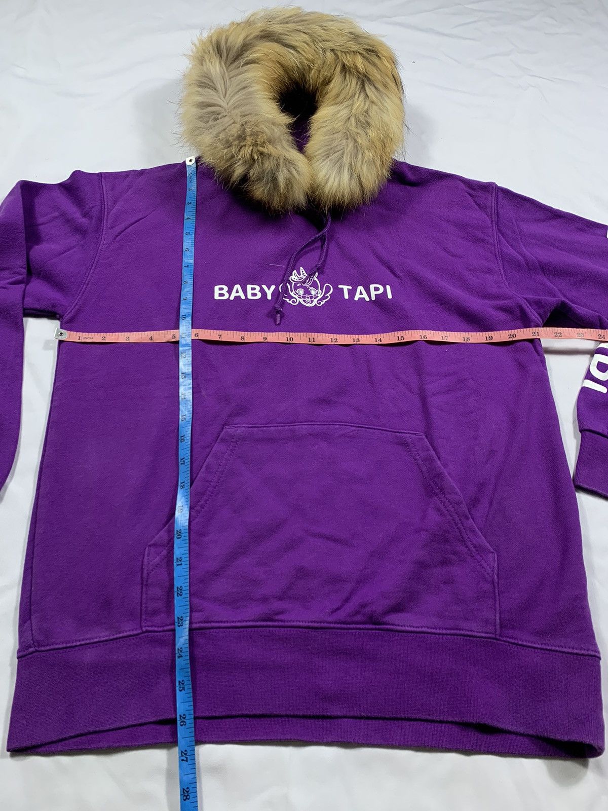If Six Was Nine × Japanese Brand × Le Grande Bleu (L.G.B.) Japanese Purple baby tapi up Fur Hoodie lgb style Size US XL / EU 56 / 4 - 6 Thumbnail