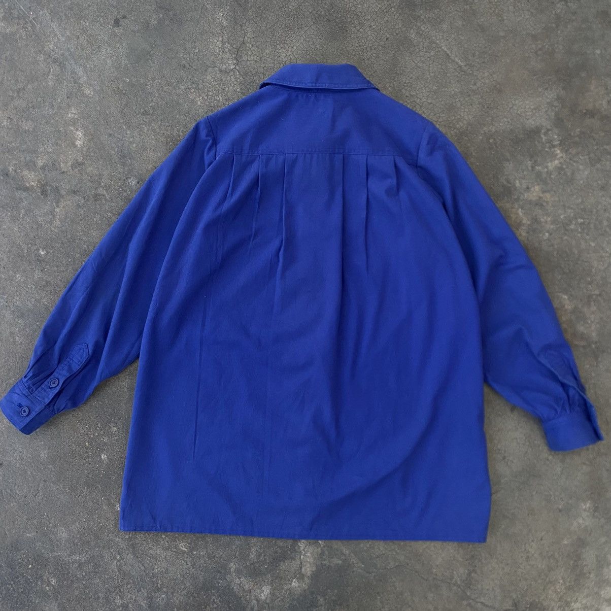 Yves Saint Laurent ‼️LAST DROP‼️YSL French Work Jacket Blue Vintage YSL Paris Size S / US 4 / IT 40 - 2 Thumbnail
