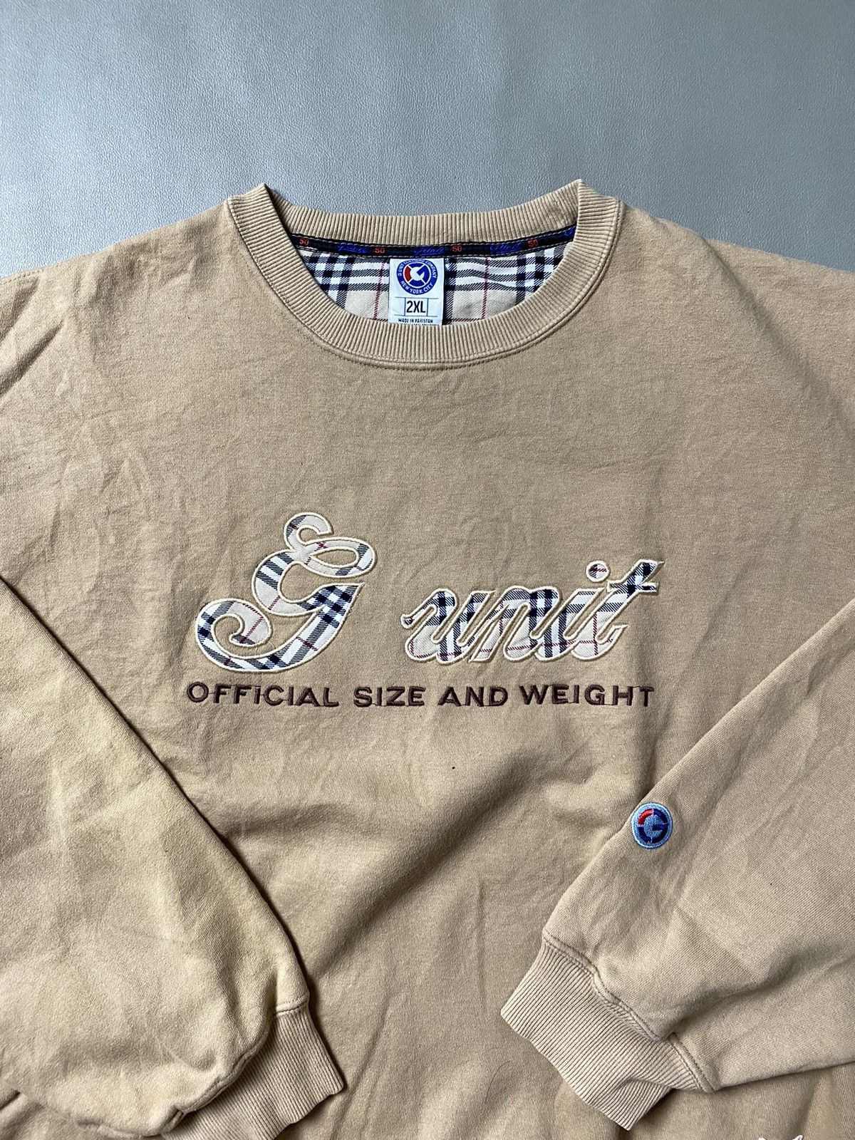 G-Unit G Unit Rip Off Burberry Sweatshirt Size US XXL / EU 58 / 5 - 3 Thumbnail