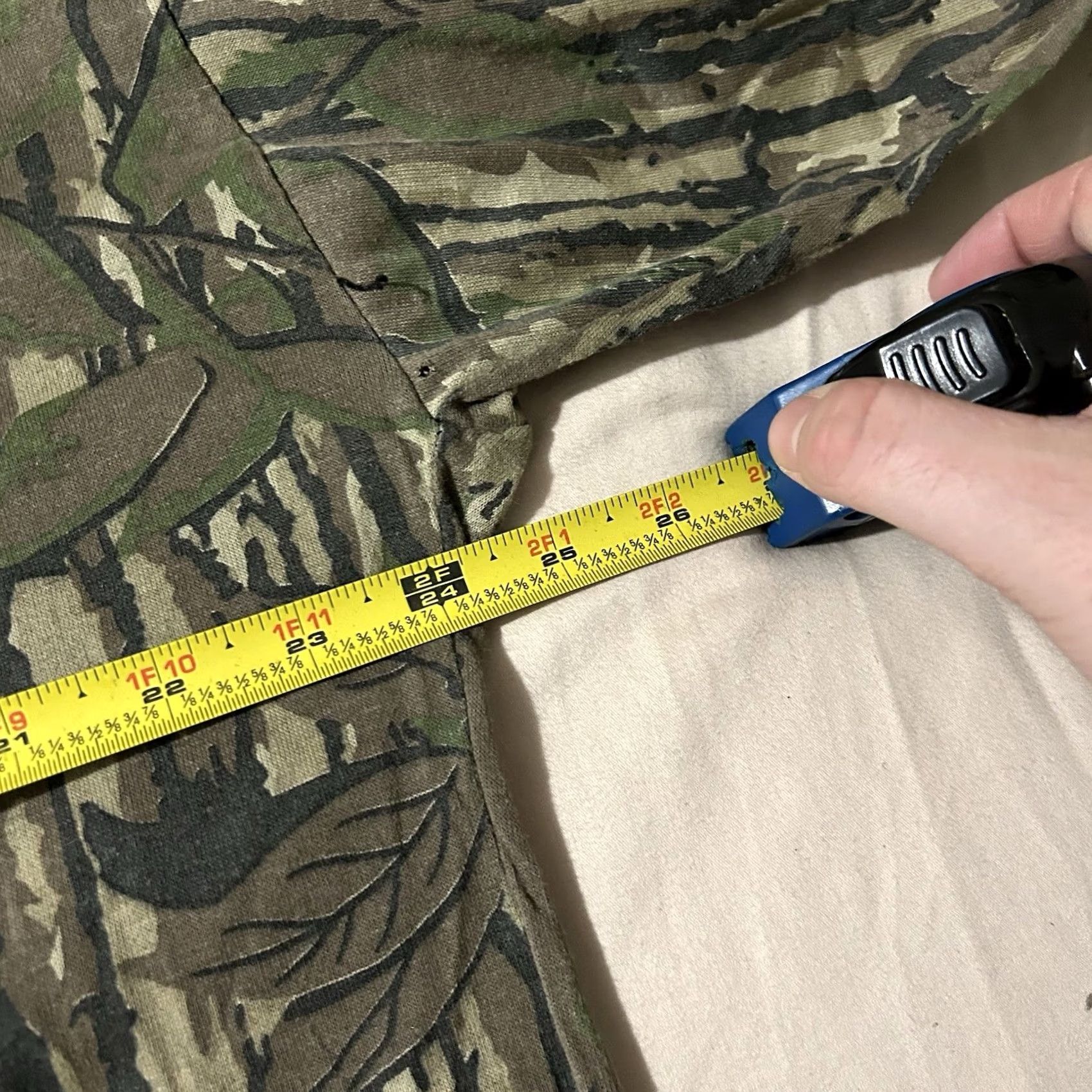 Realtree VINTAGE Realtree Camo Long Sleeve Pocket Shirt 2XL Mens 80s Brown Pockets Size US XXL / EU 58 / 5 - 4 Thumbnail